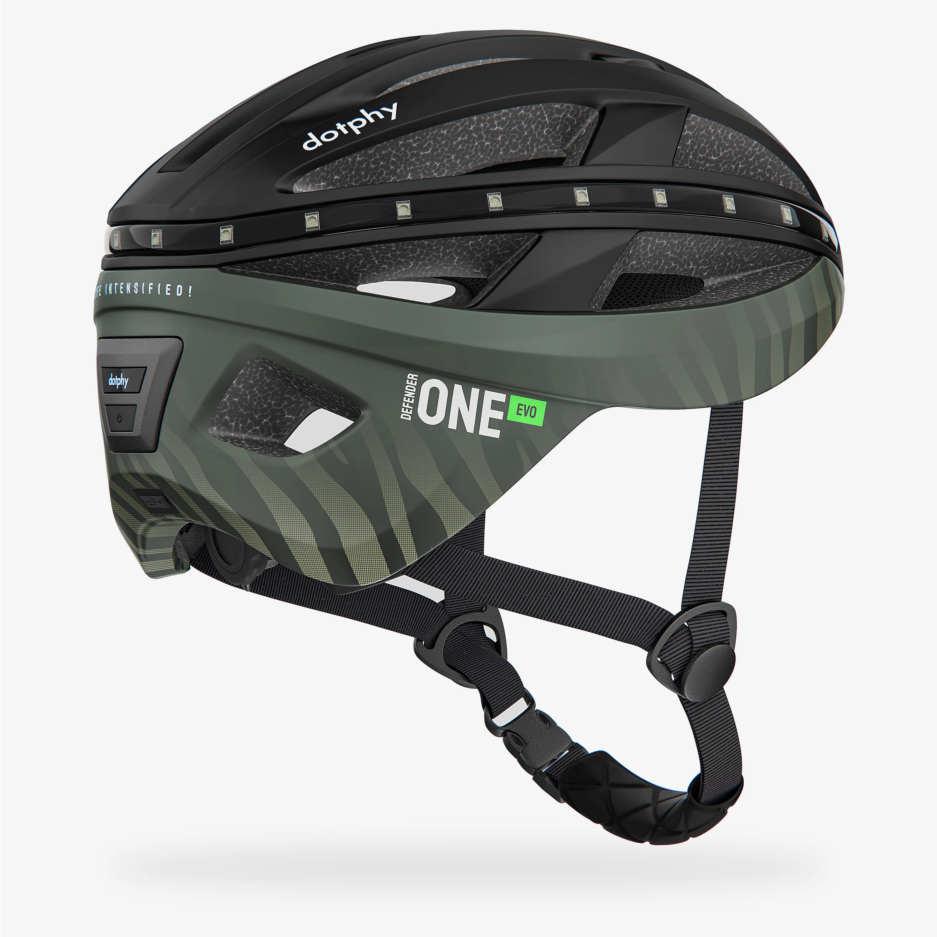 Defender One Evo Jet Black Bike Helmet
