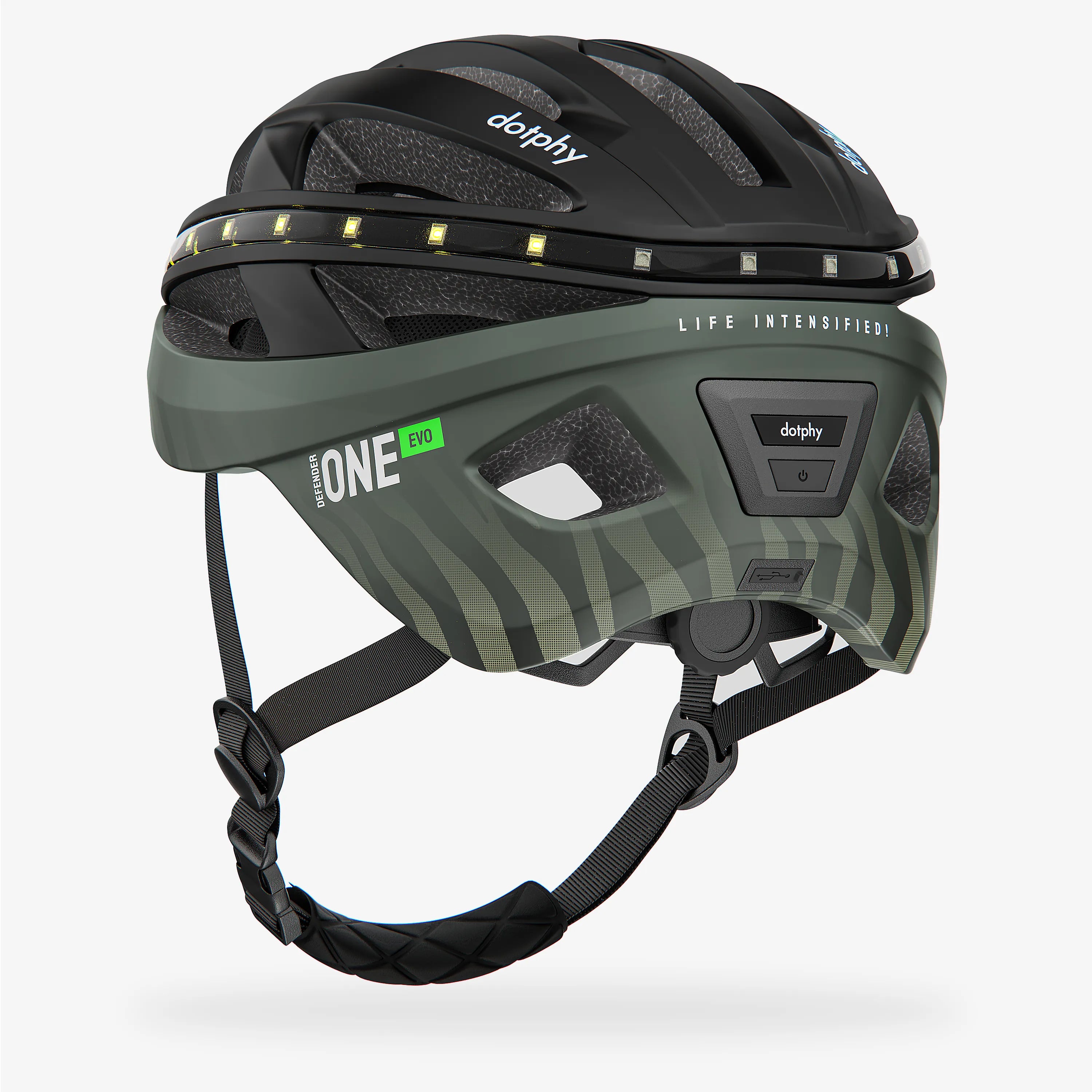 Defender One Evo Jet Black Bike Helmet
