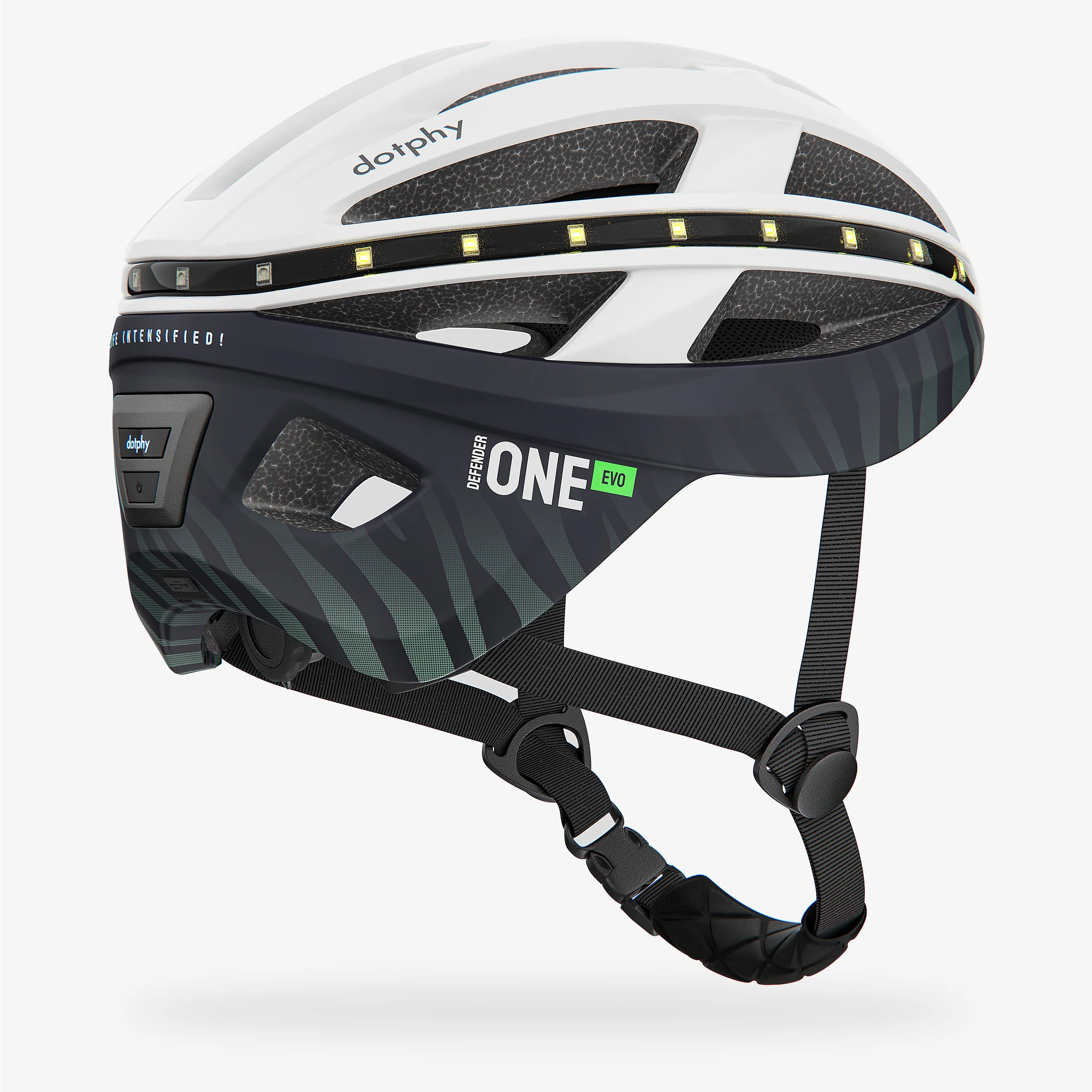 Defender One Evo Winter White Bike Helmet