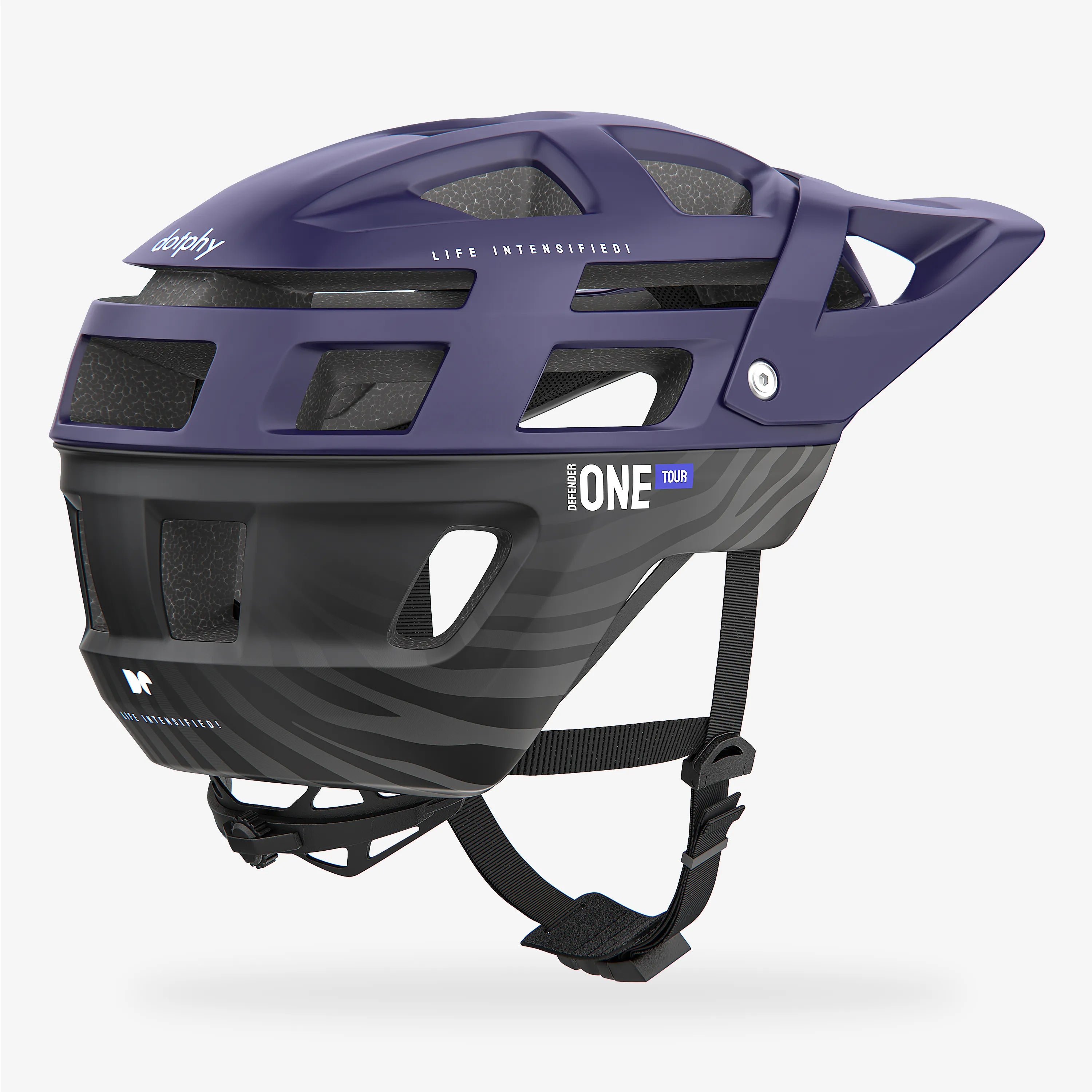 Defender One Tour Deep Purple Mountain Bike Helmet