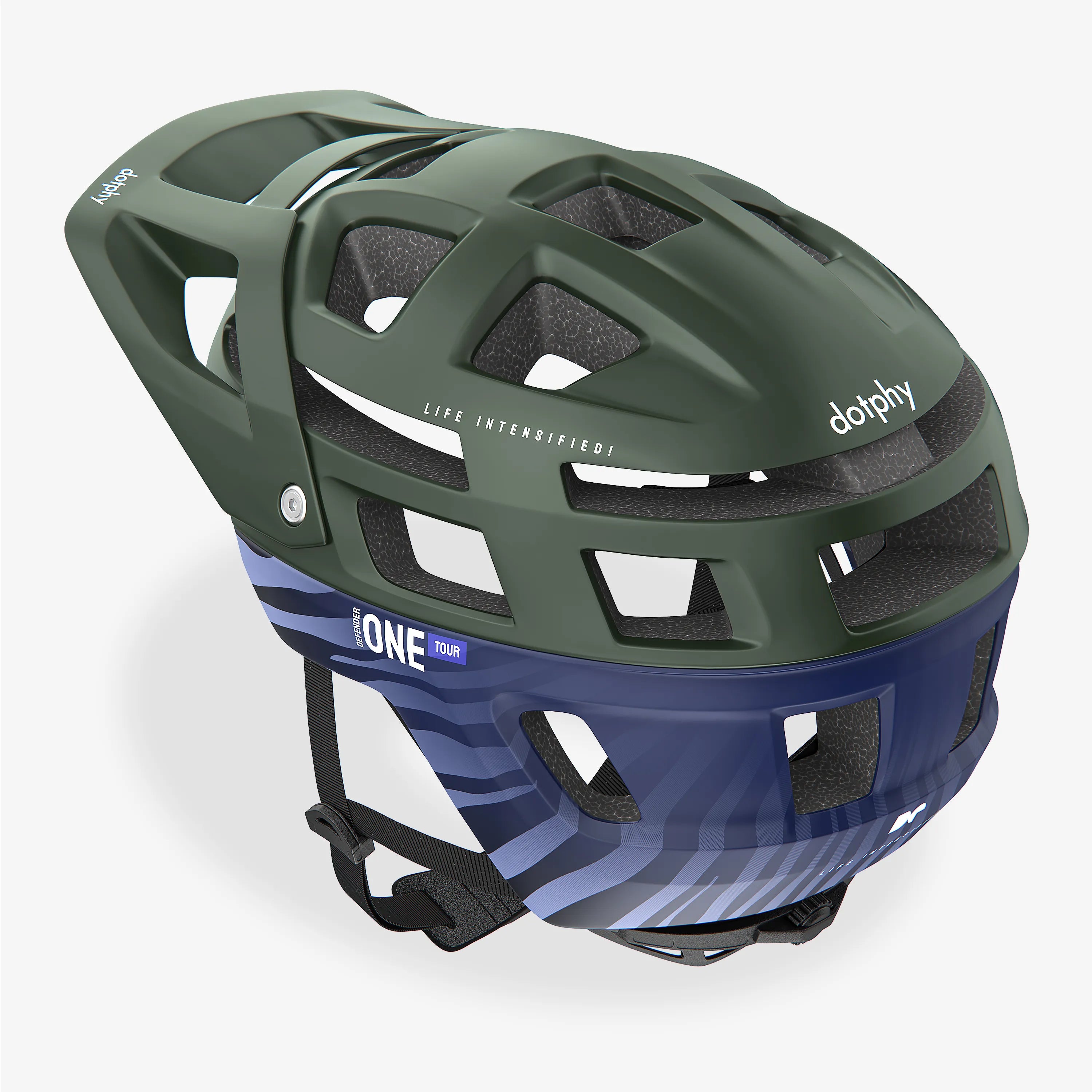 Defender One Tour Forest Green Mountain Bike Helmet