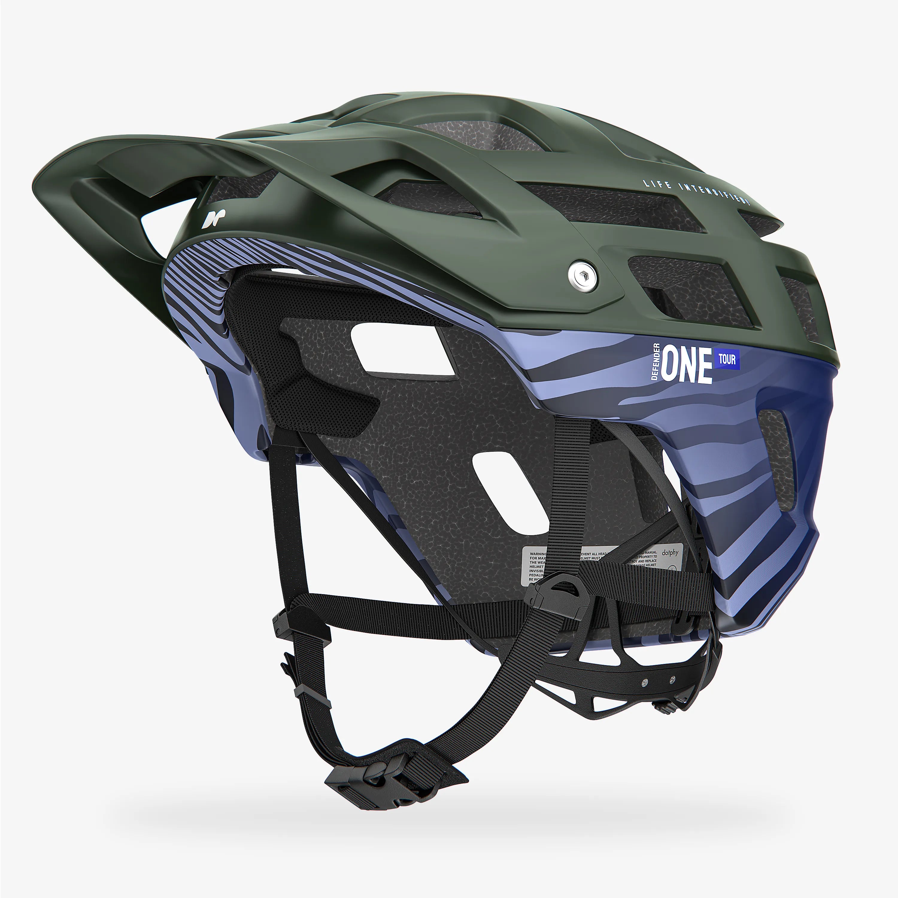 Defender One Tour Forest Green Mountain Bike Helmet