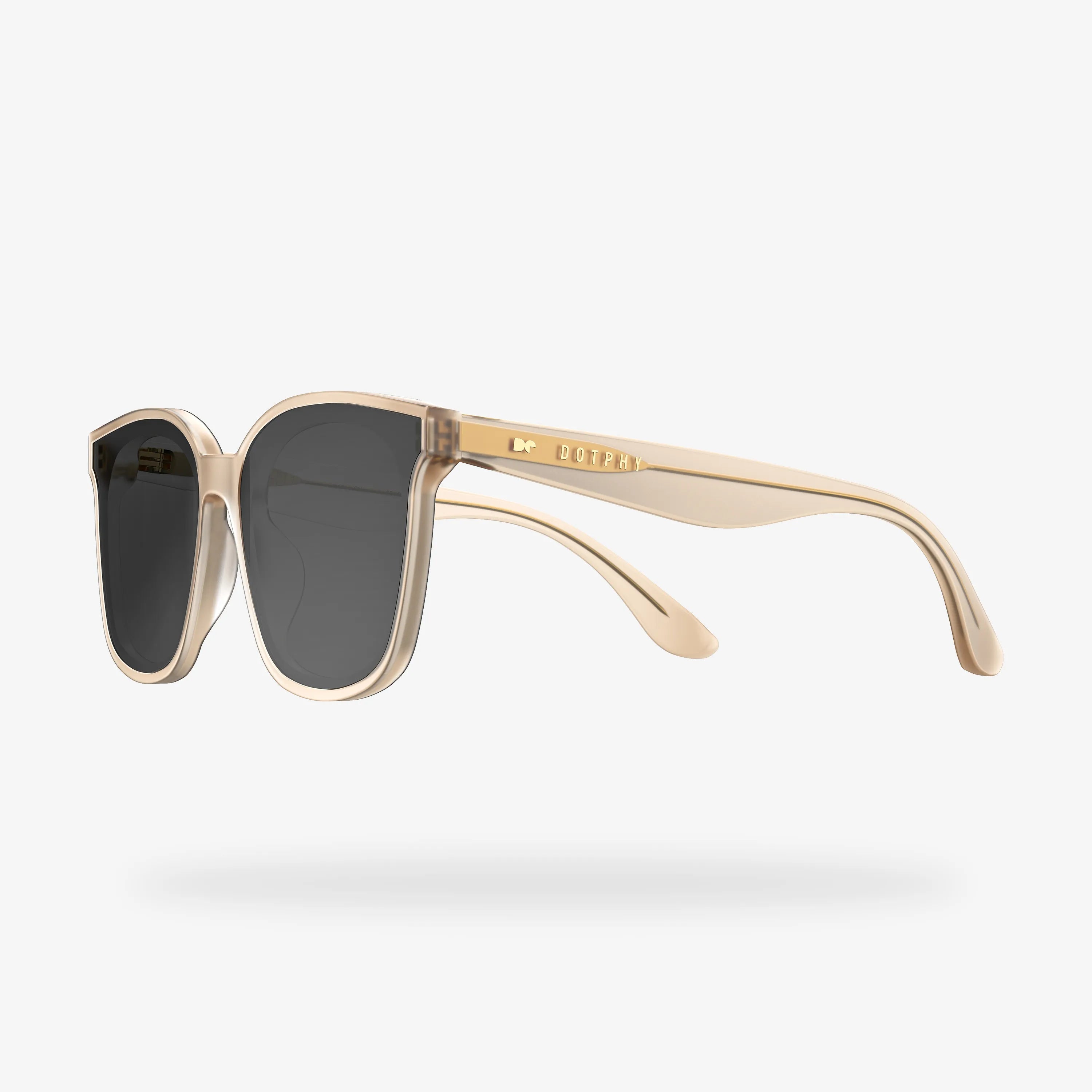 Fancy Brown Square Acetate Sunglasses