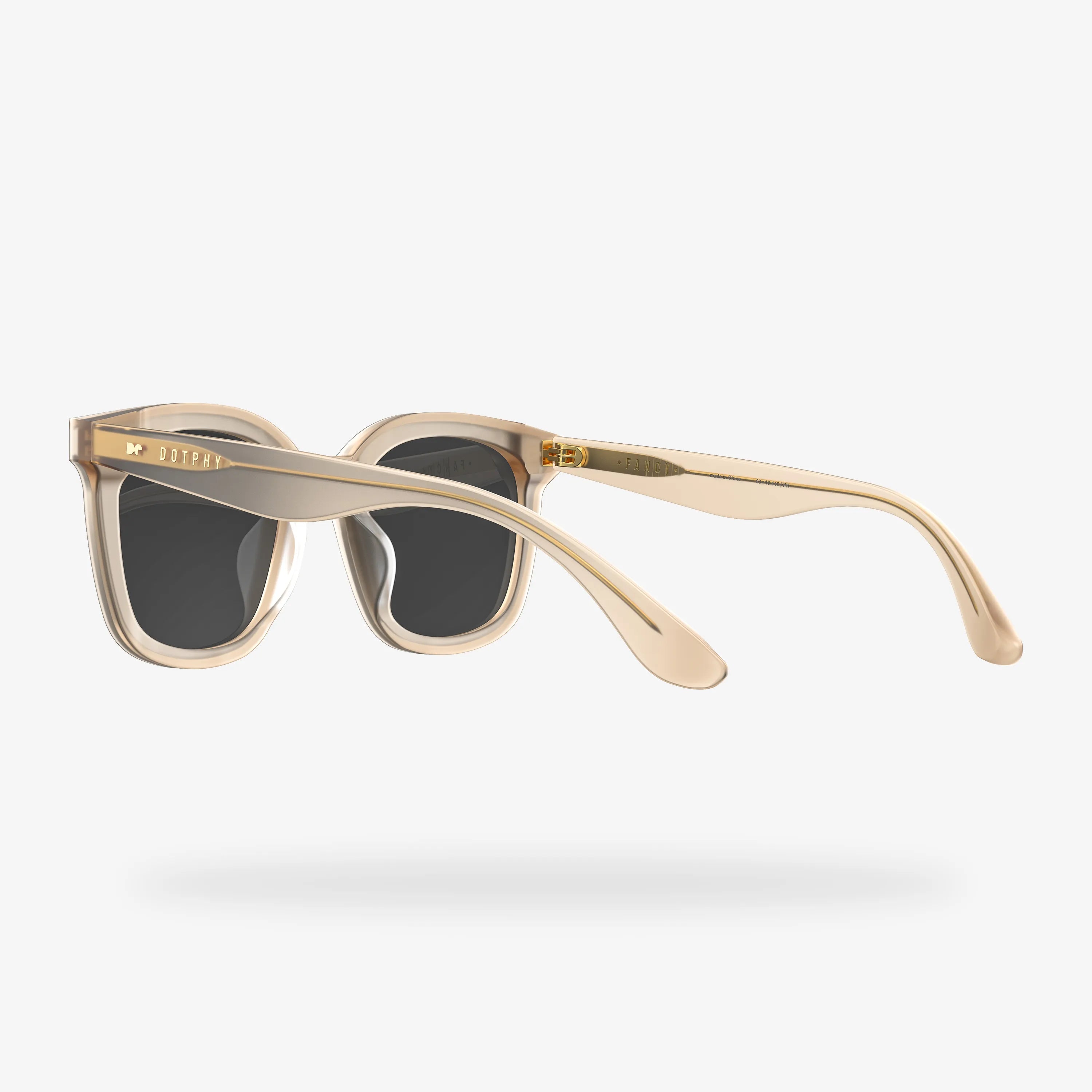 Fancy Brown Square Acetate Sunglasses
