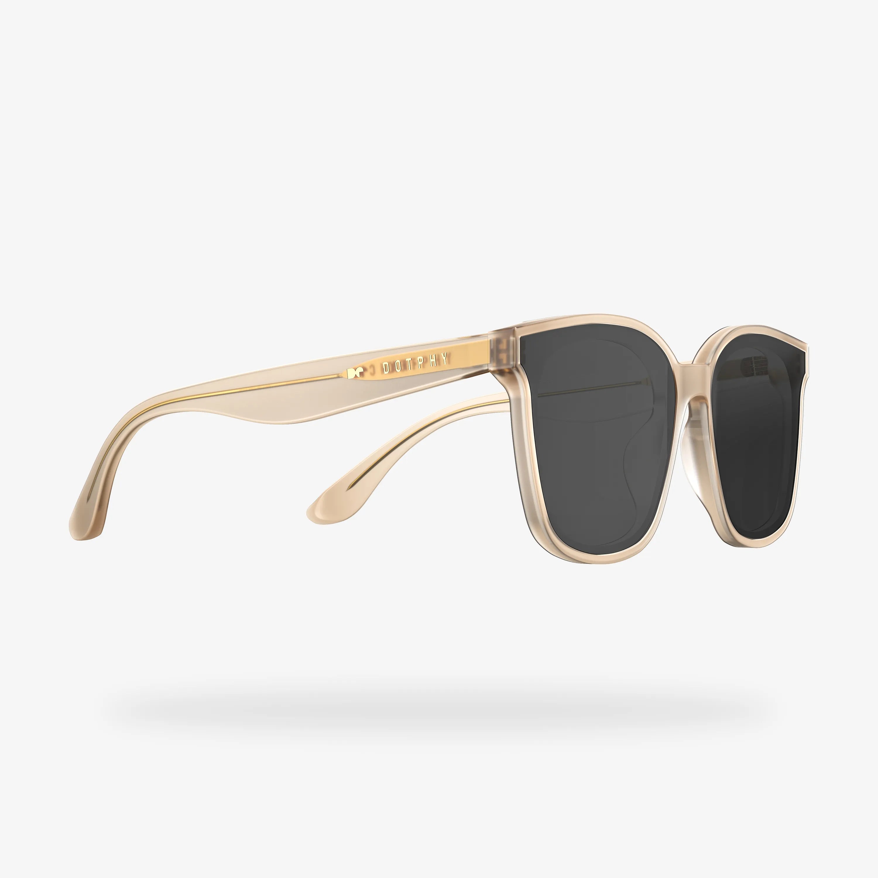 Fancy Brown Square Acetate Sunglasses