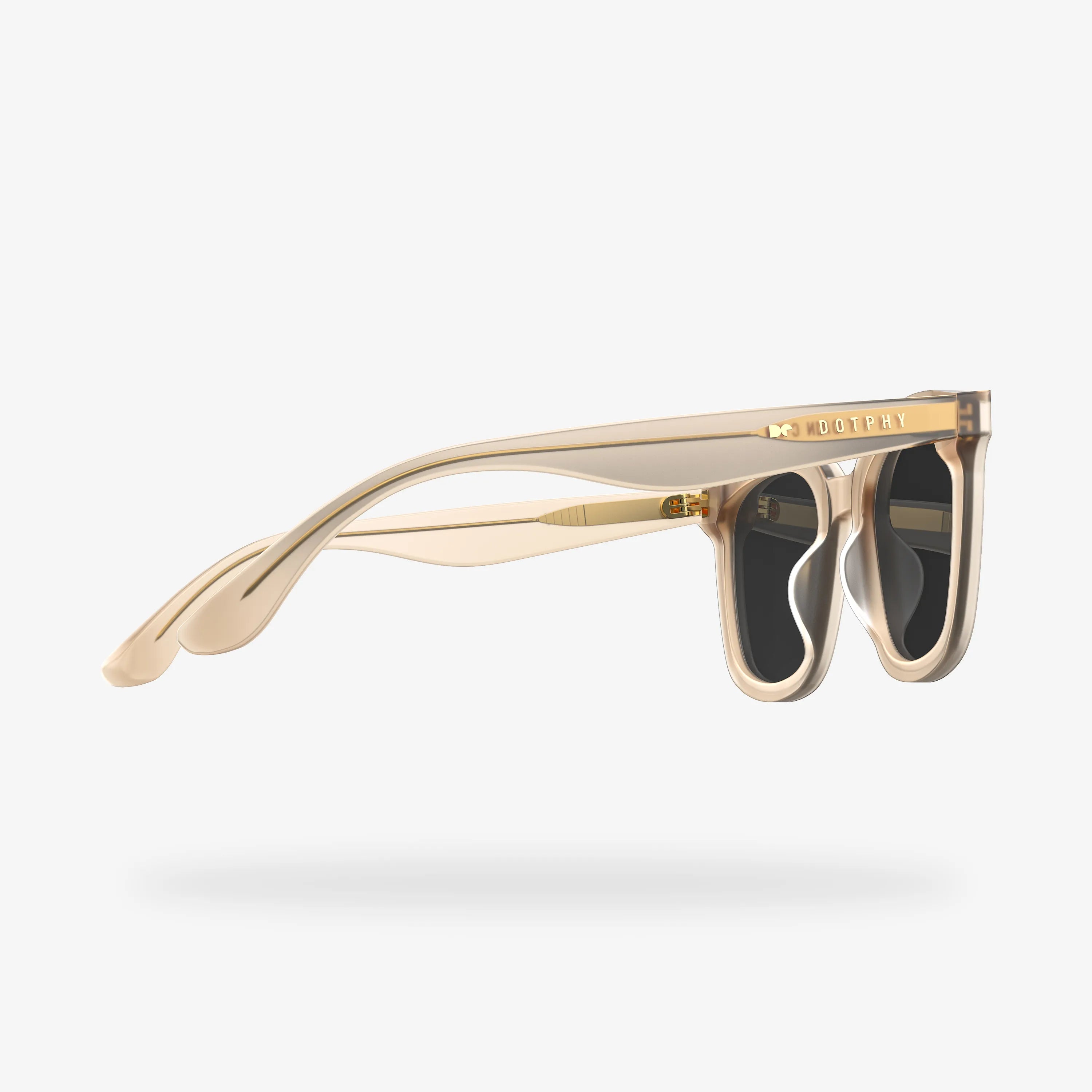 Fancy Brown Square Acetate Sunglasses