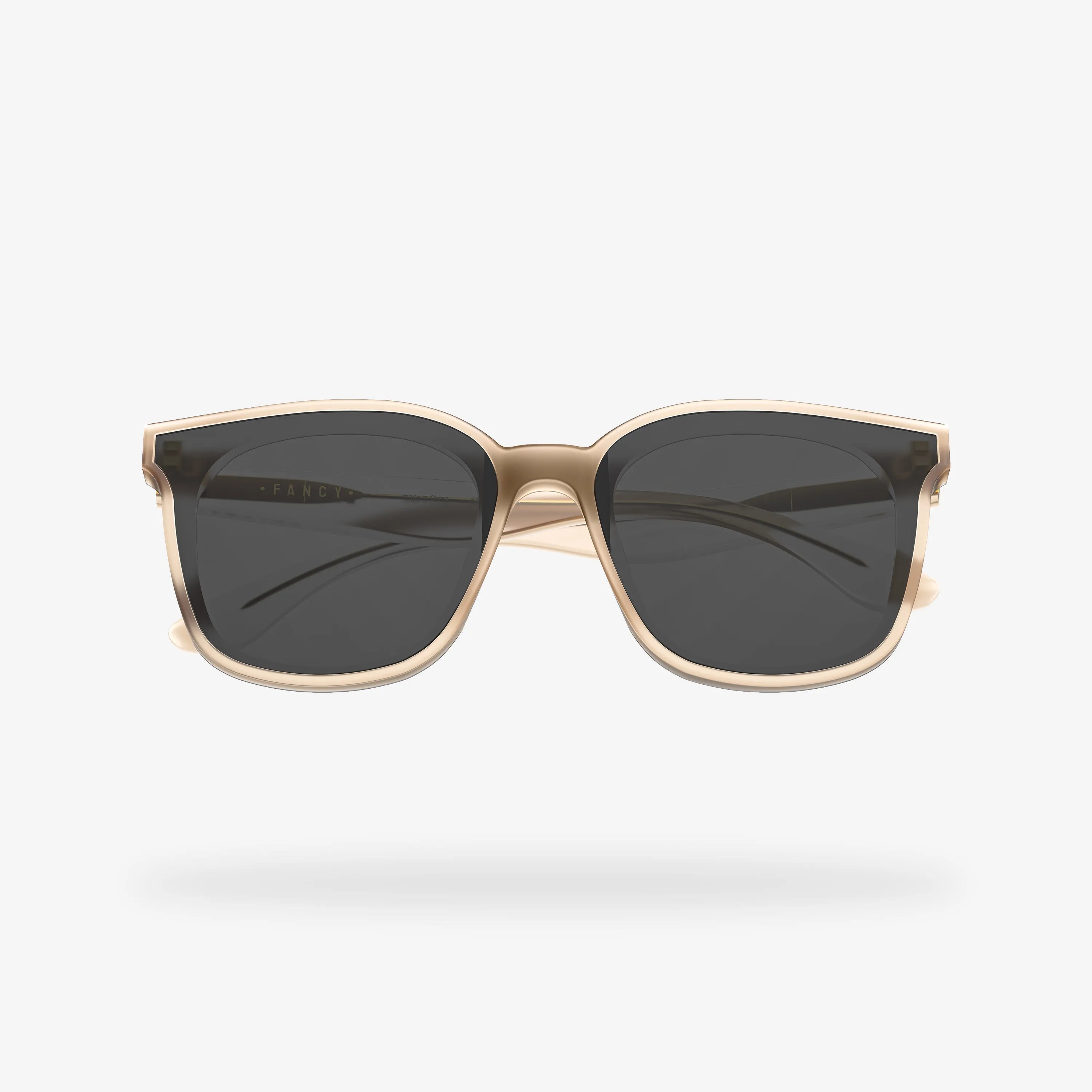 Fancy Brown Square Acetate Sunglasses