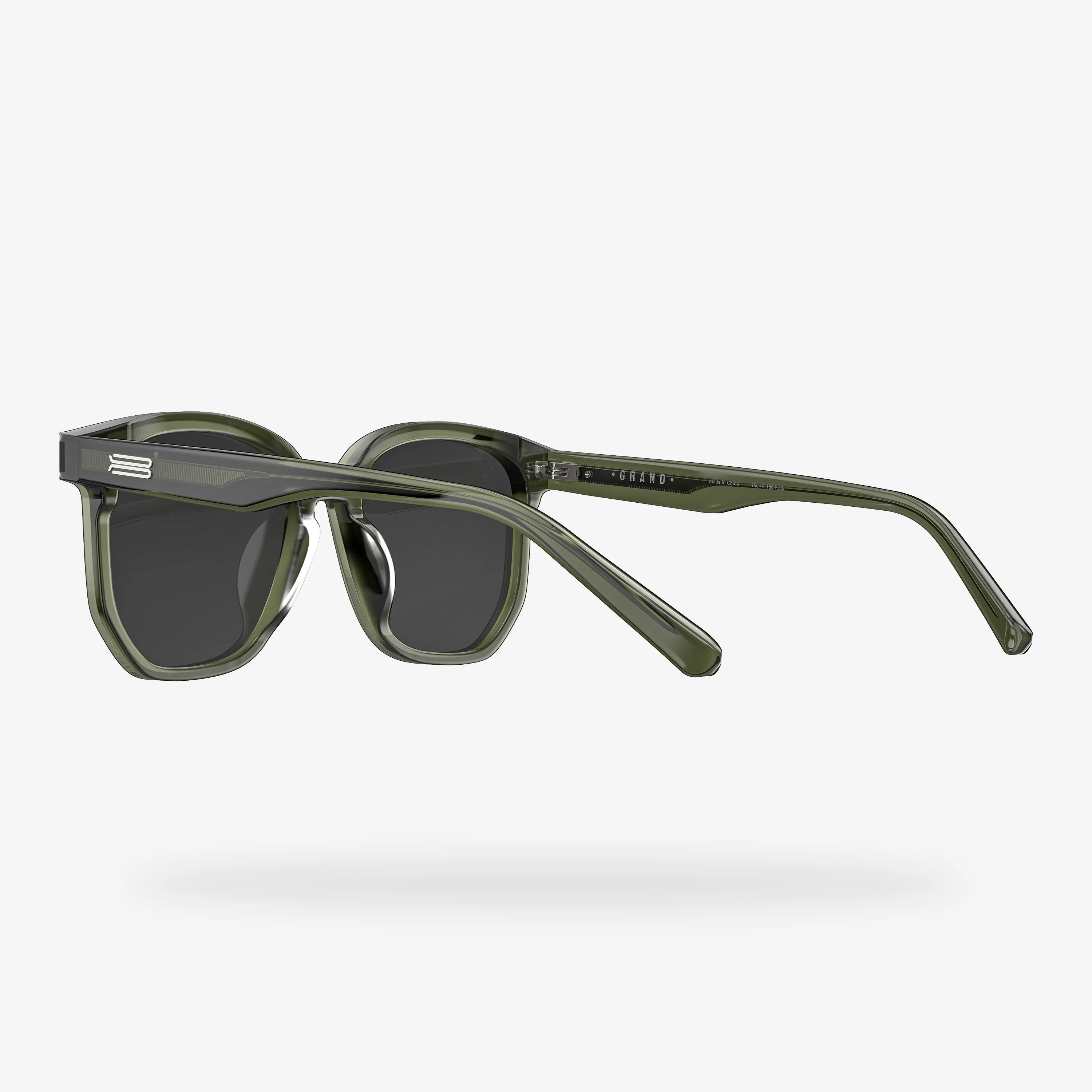 Grand Deep Green Square Acetate Sunglasses 딥 그린 스퀘어 아세테이트 선글라스
