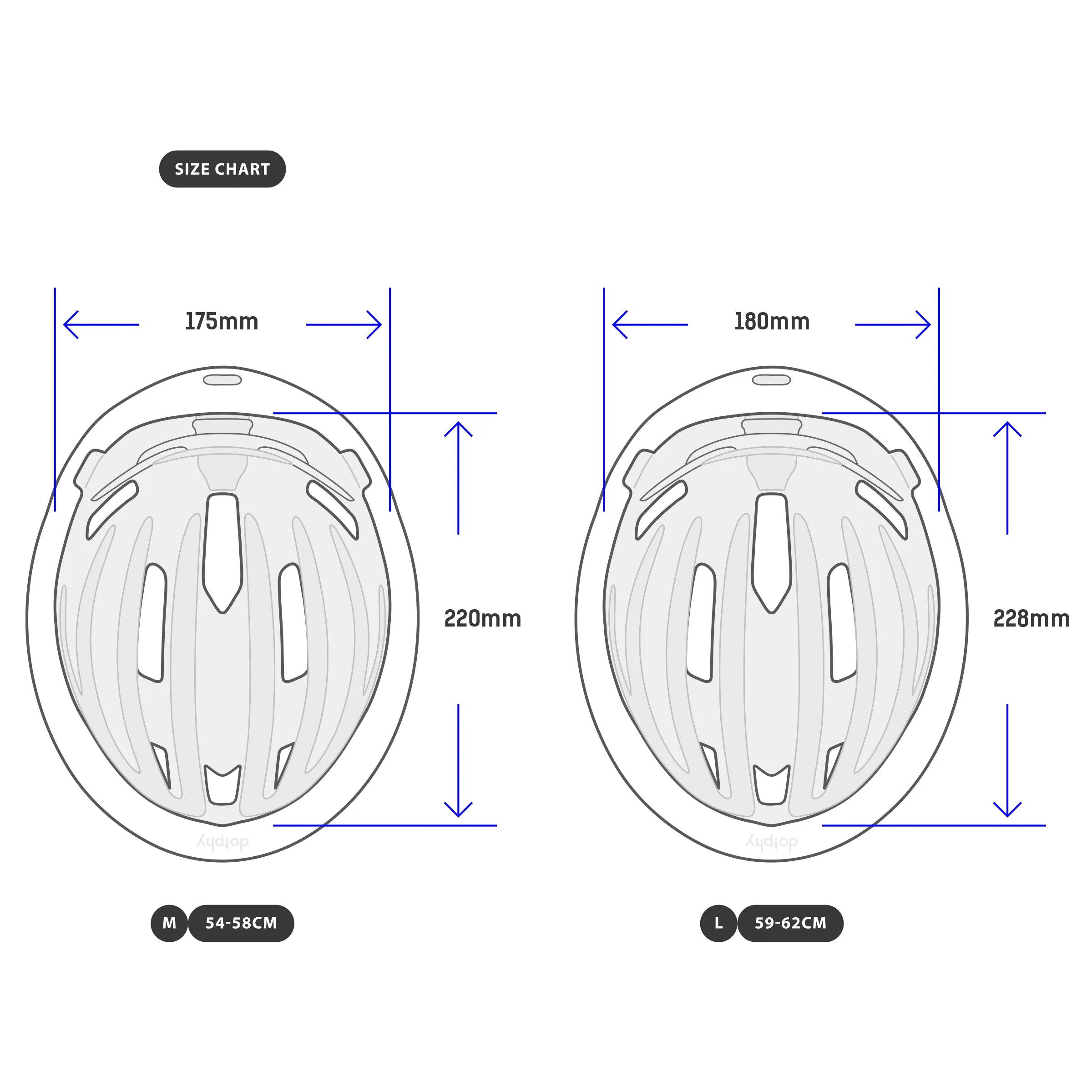 Defender One Evo Air Force Blue Bike Helmet
