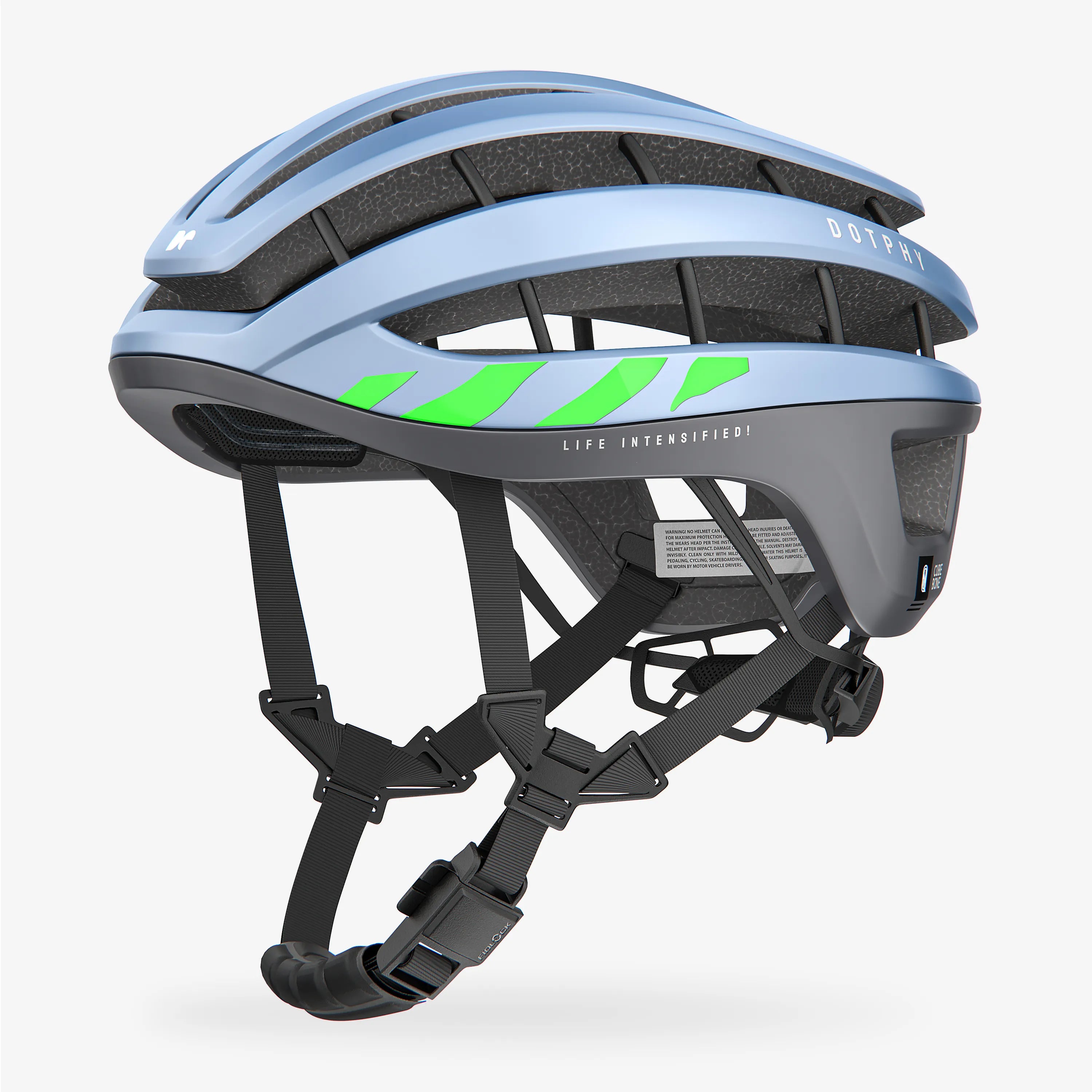 Leader Vista Electric Blue Bike Helmet