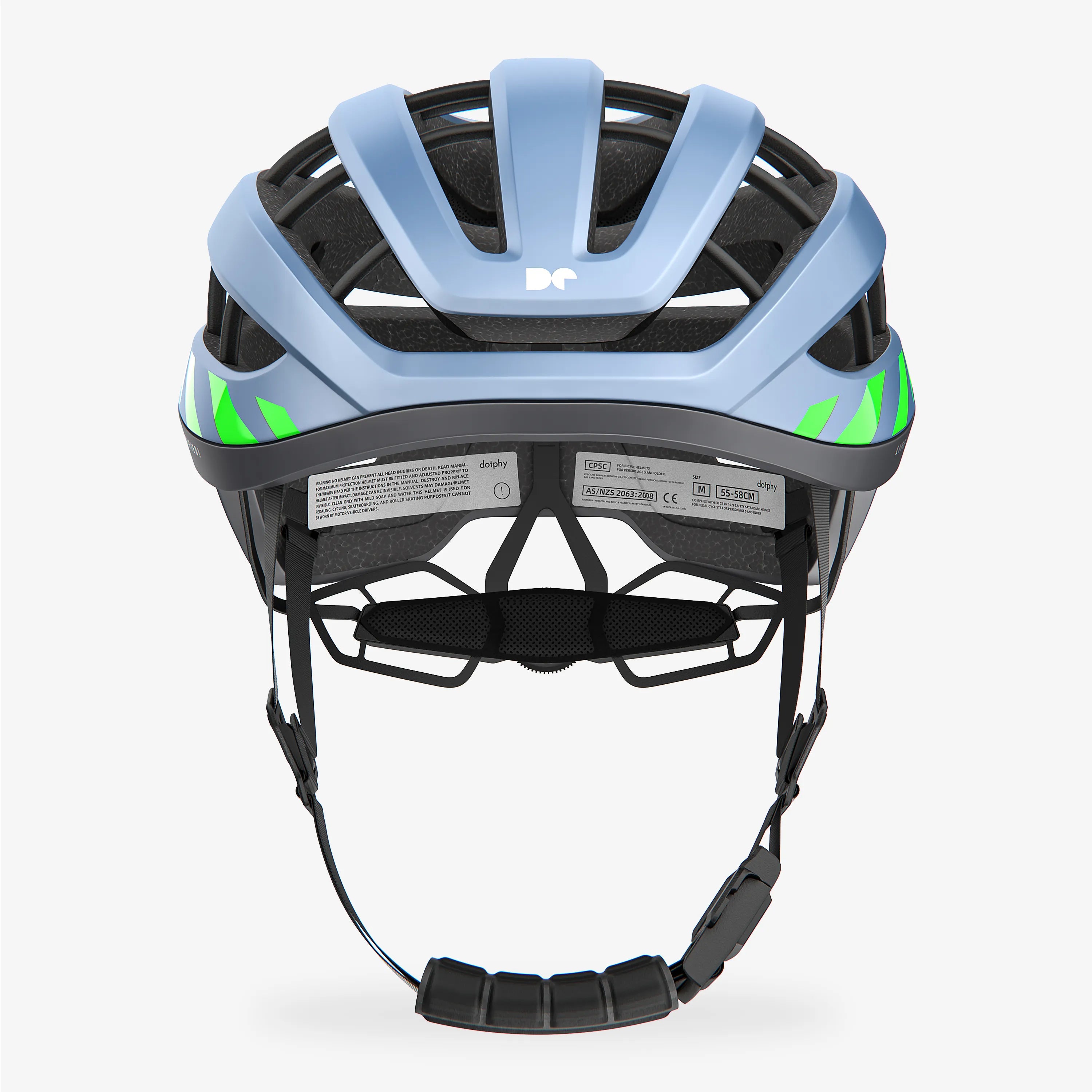 Leader Vista Electric Blue Bike Helmet