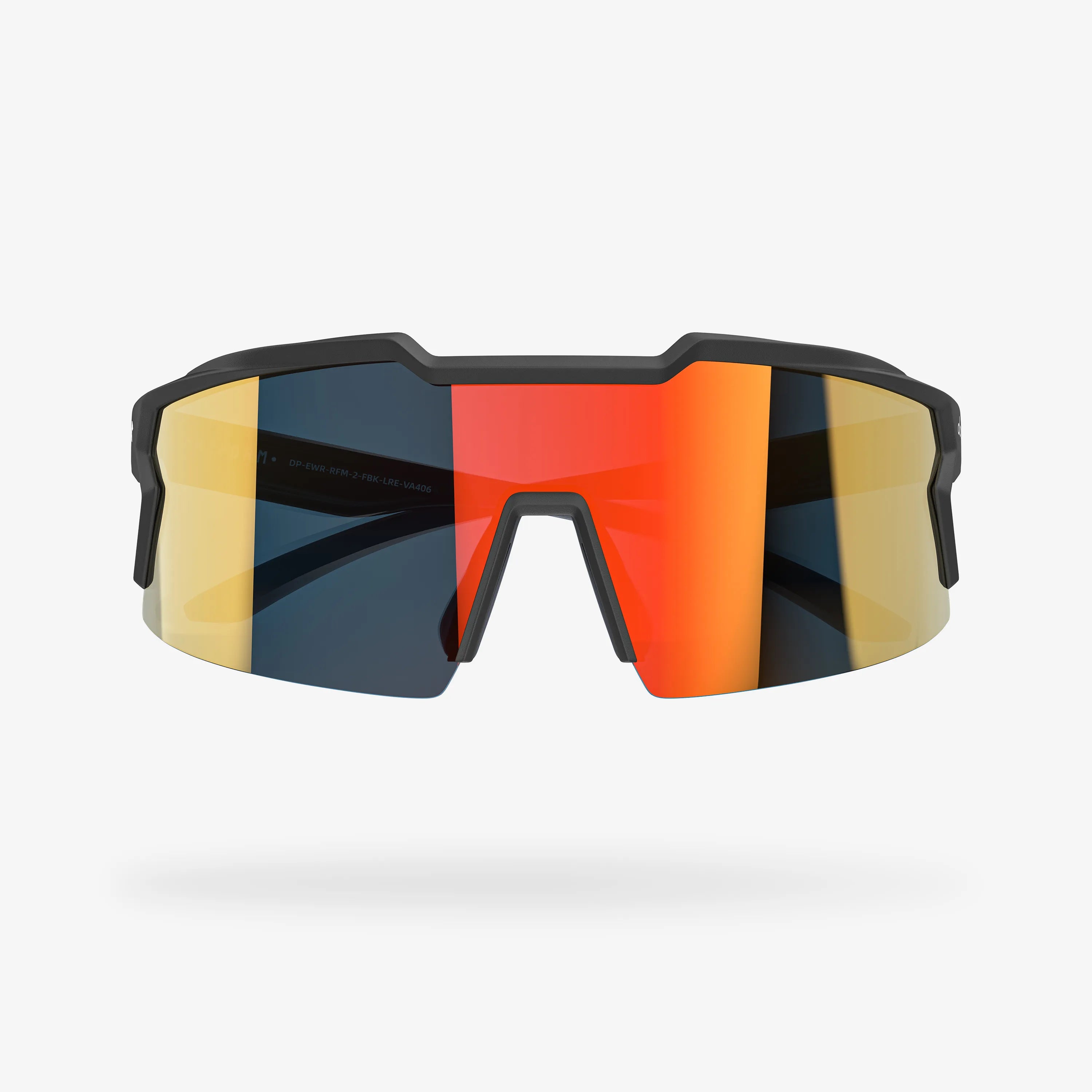 Reform2 Charcoal Rectangle Sport Sunglasses