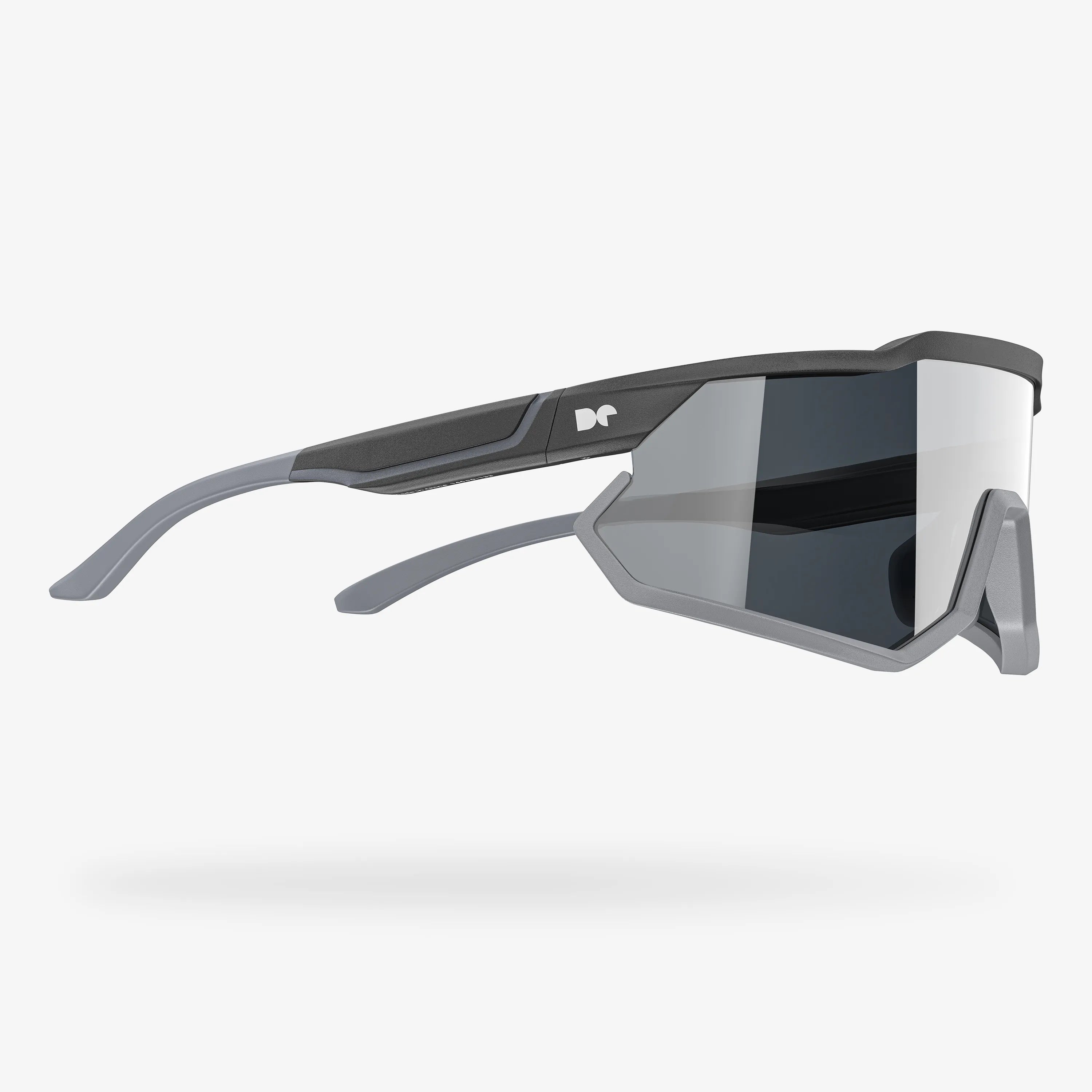 Reform3 Charcoal Rectangle Sport Sunglasses
