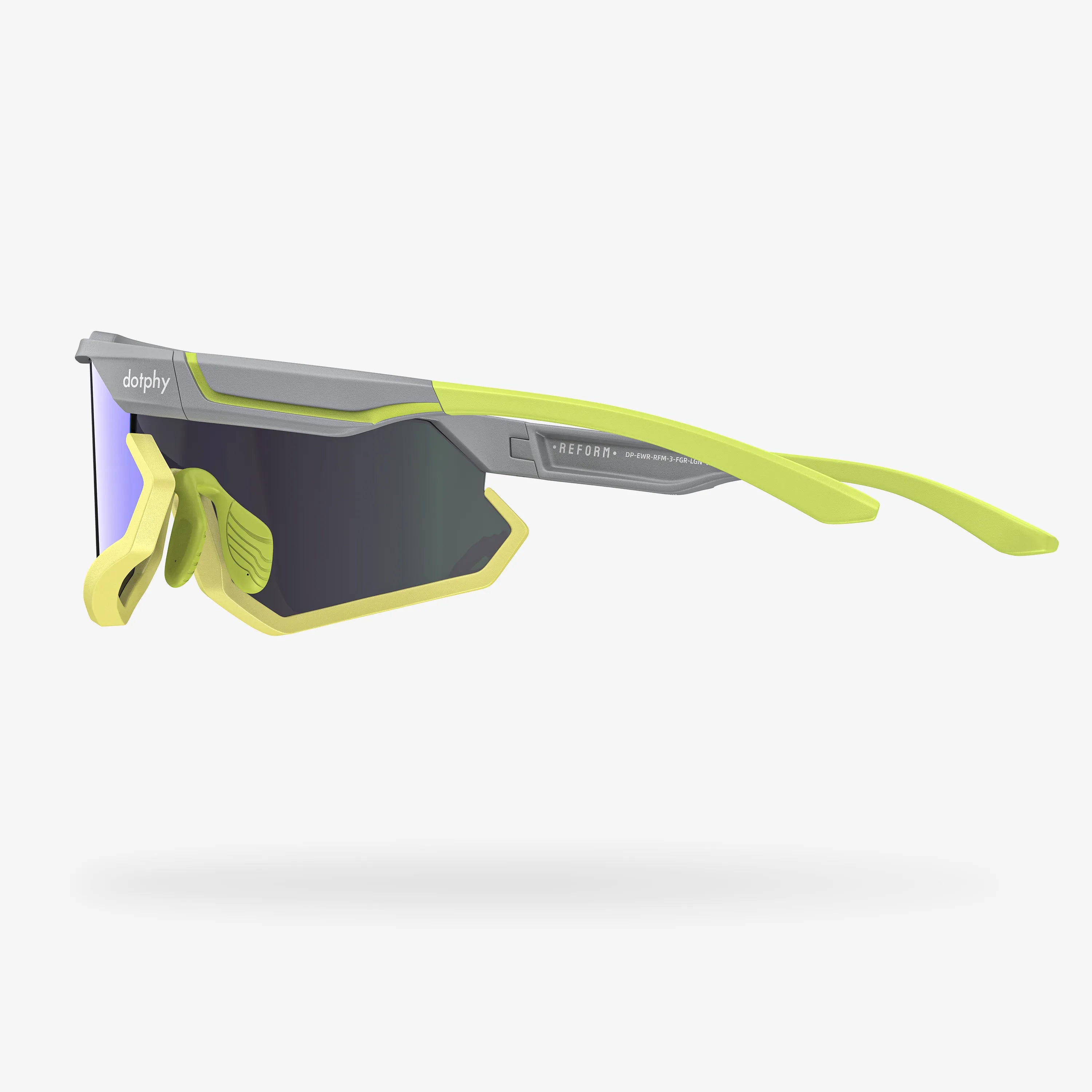 Reform3 Nardo Gray Rectangle Sport Sunglasses