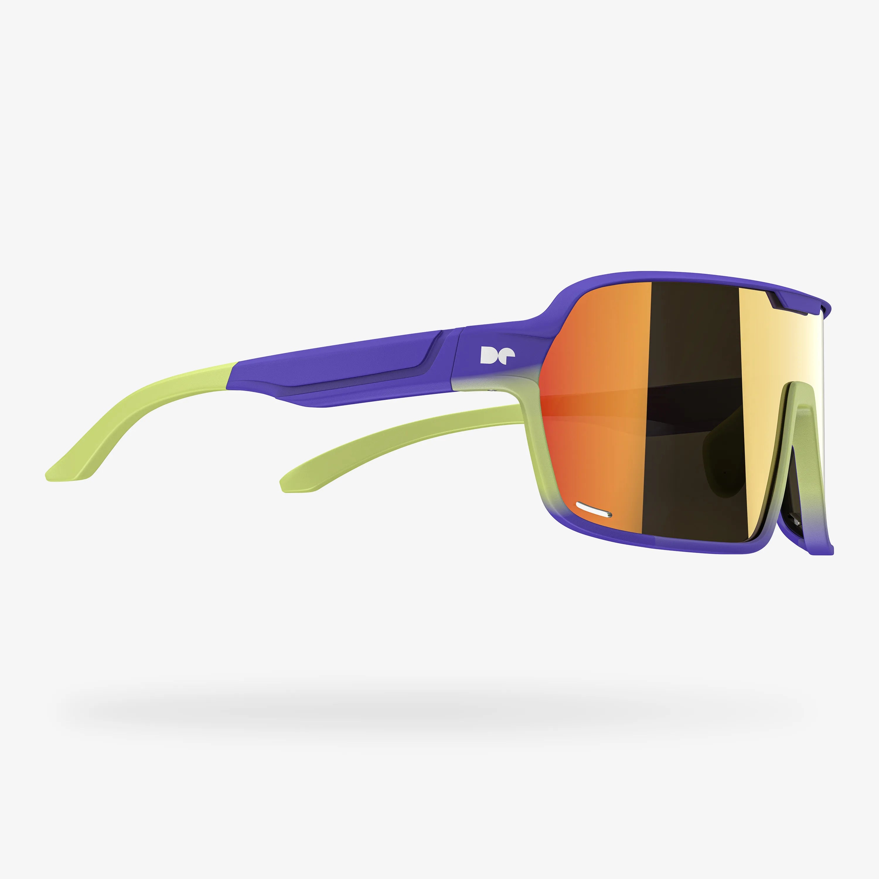 Reform Blissful Purple Rectangle Sport Sunglasses