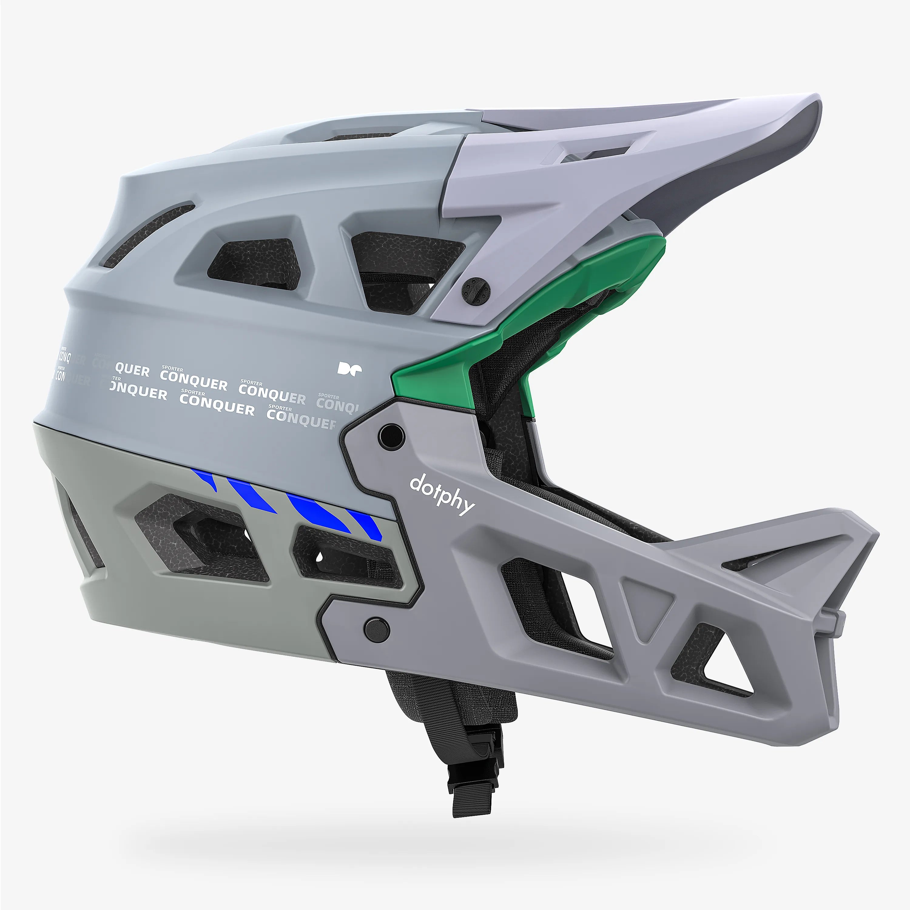 Sporter Conquer Glacier Blue Mountain Bike Helmet