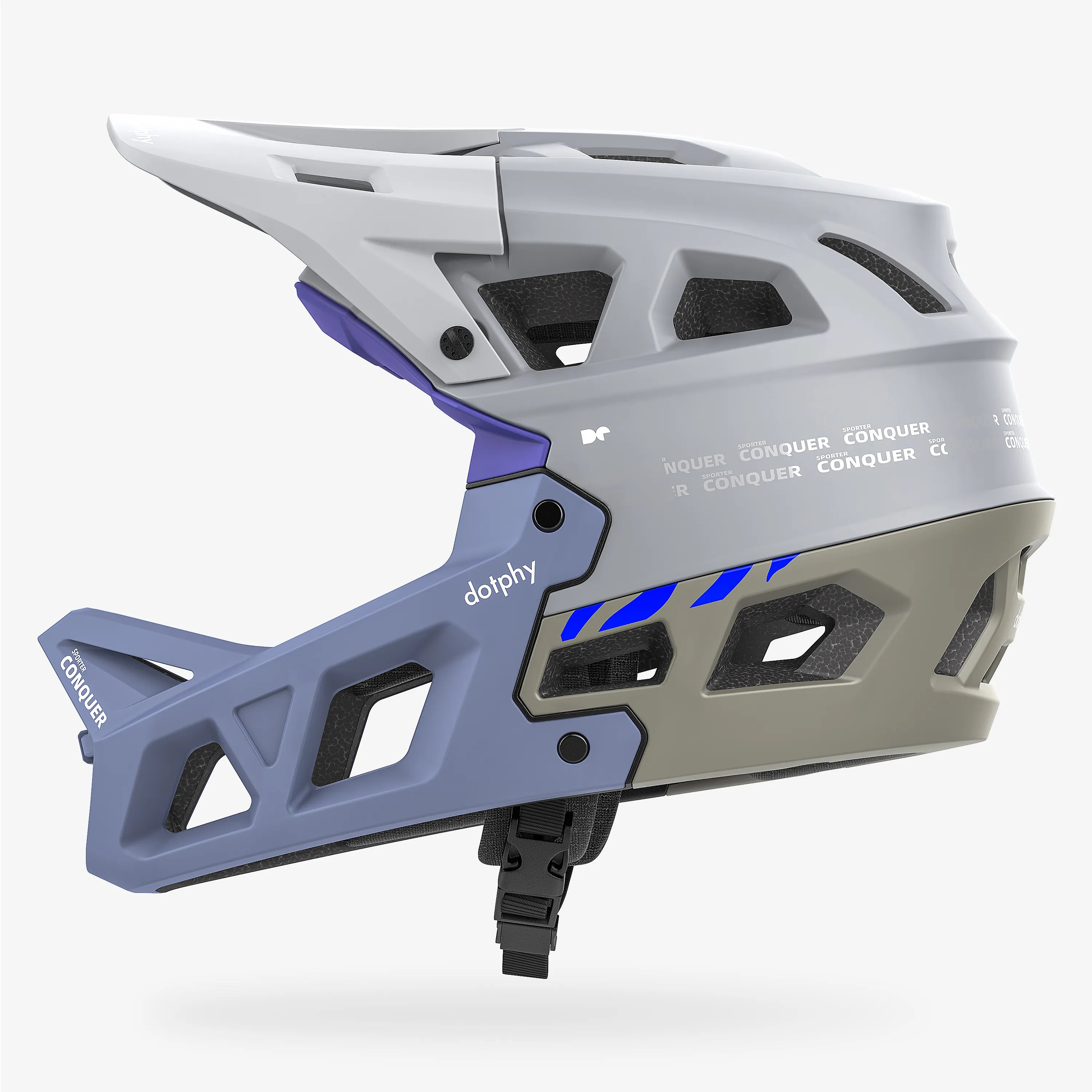 Sporter Conquer Nardo Gray Mountain Bike Helmet