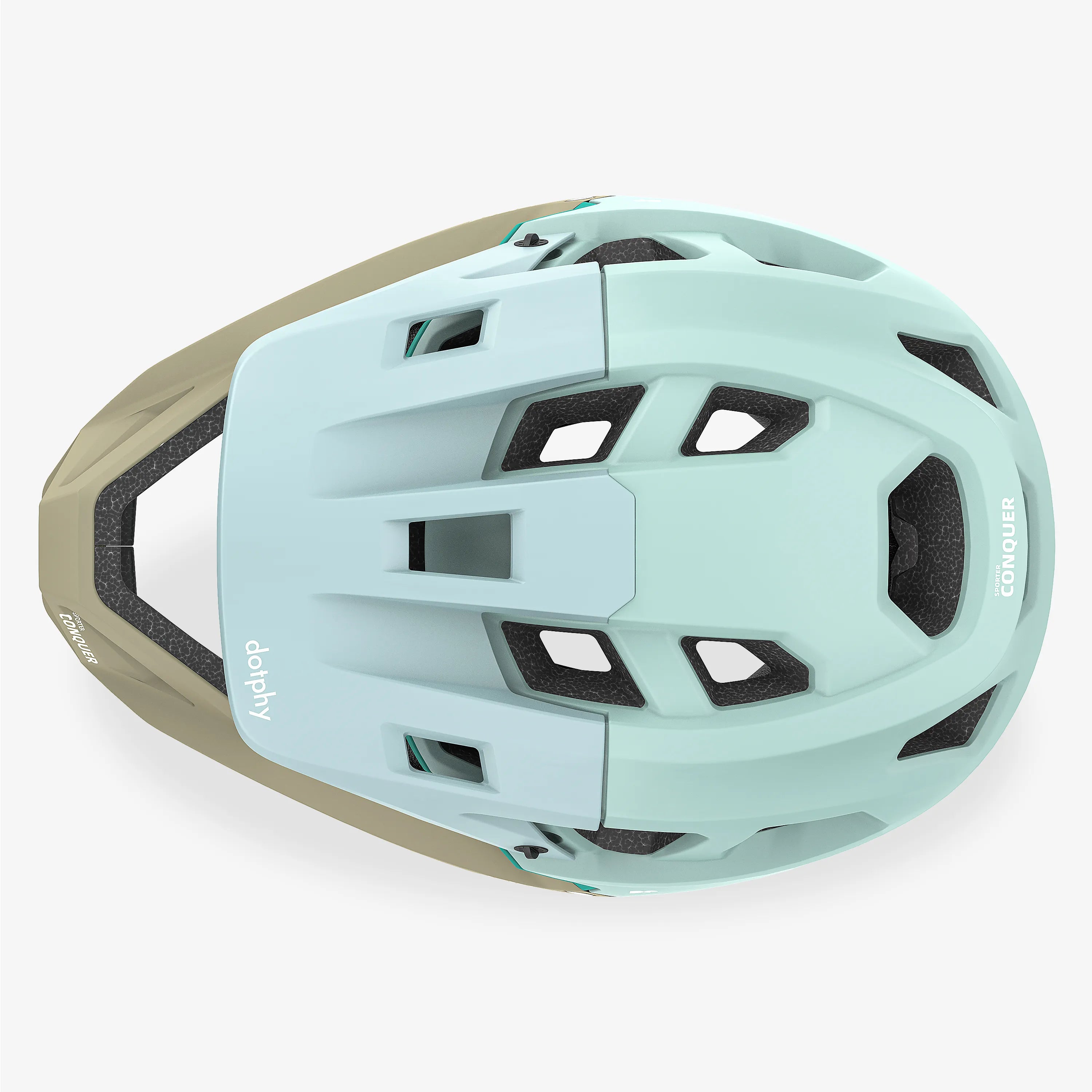 Sporter Conquer Tiffany Green Mountain Bike Helmet