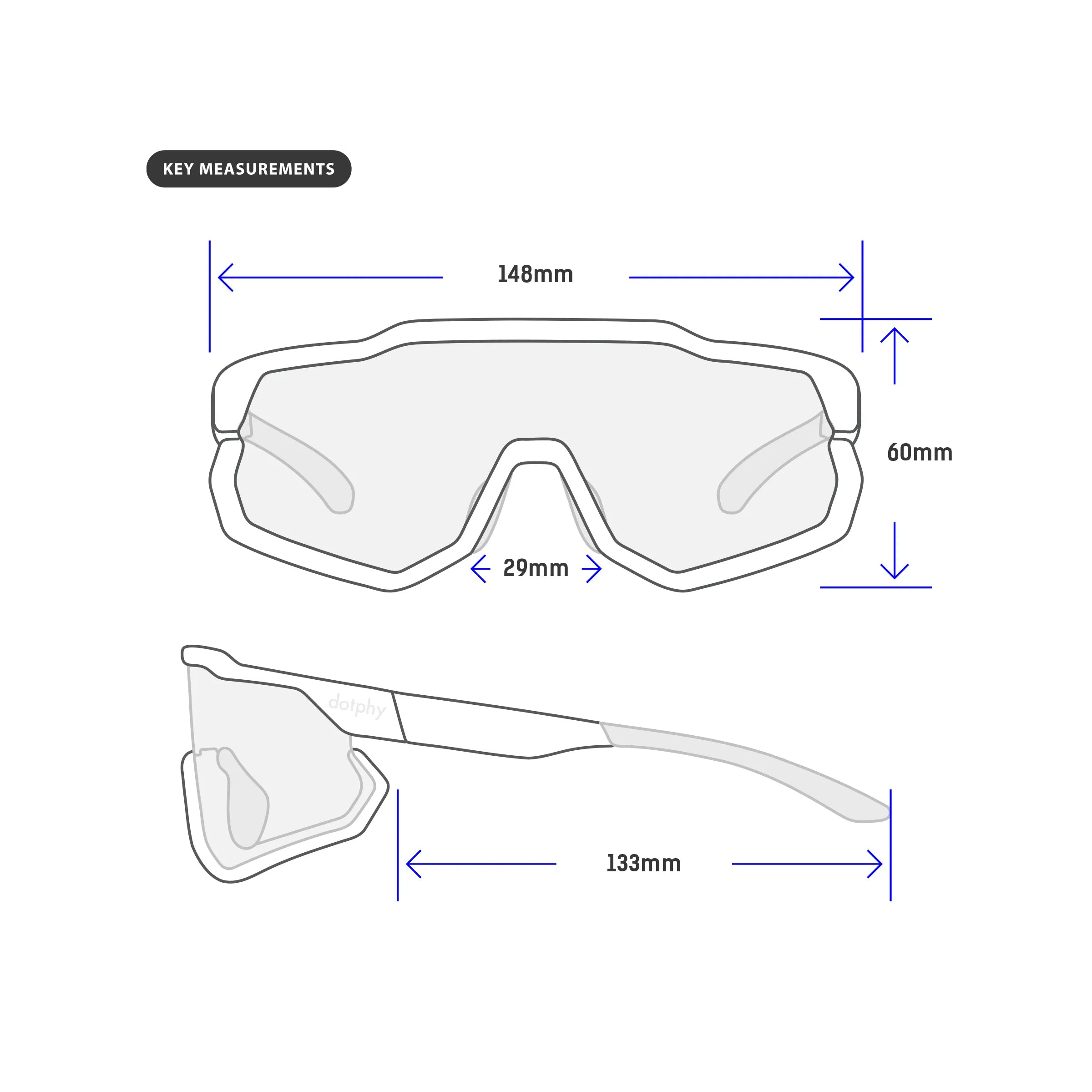 Reform3 Nardo Gray Rectangle Sport Sunglasses