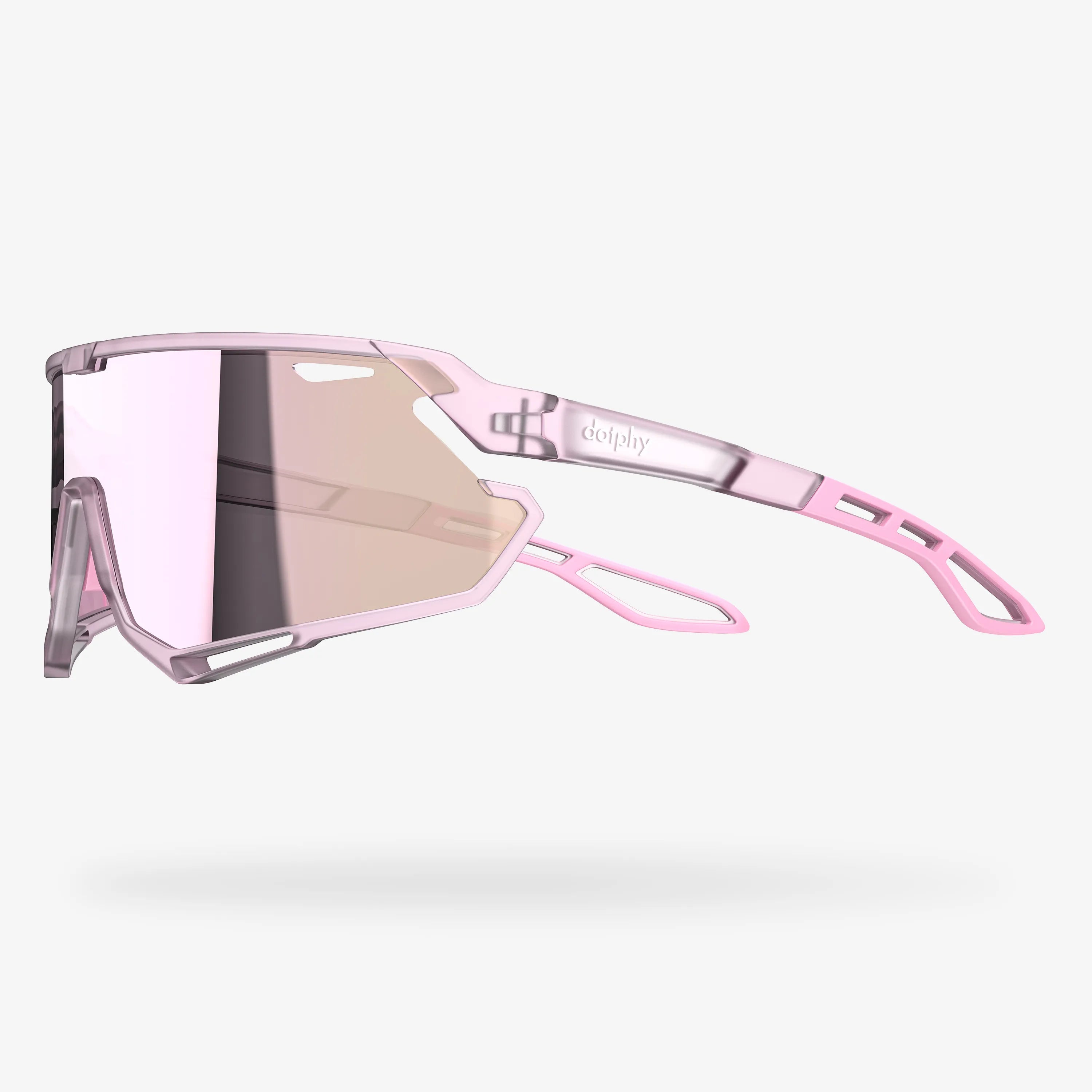 Trippy Pink Rectangle Sport Sunglasses ピンクの長方形のスポーツサングラス