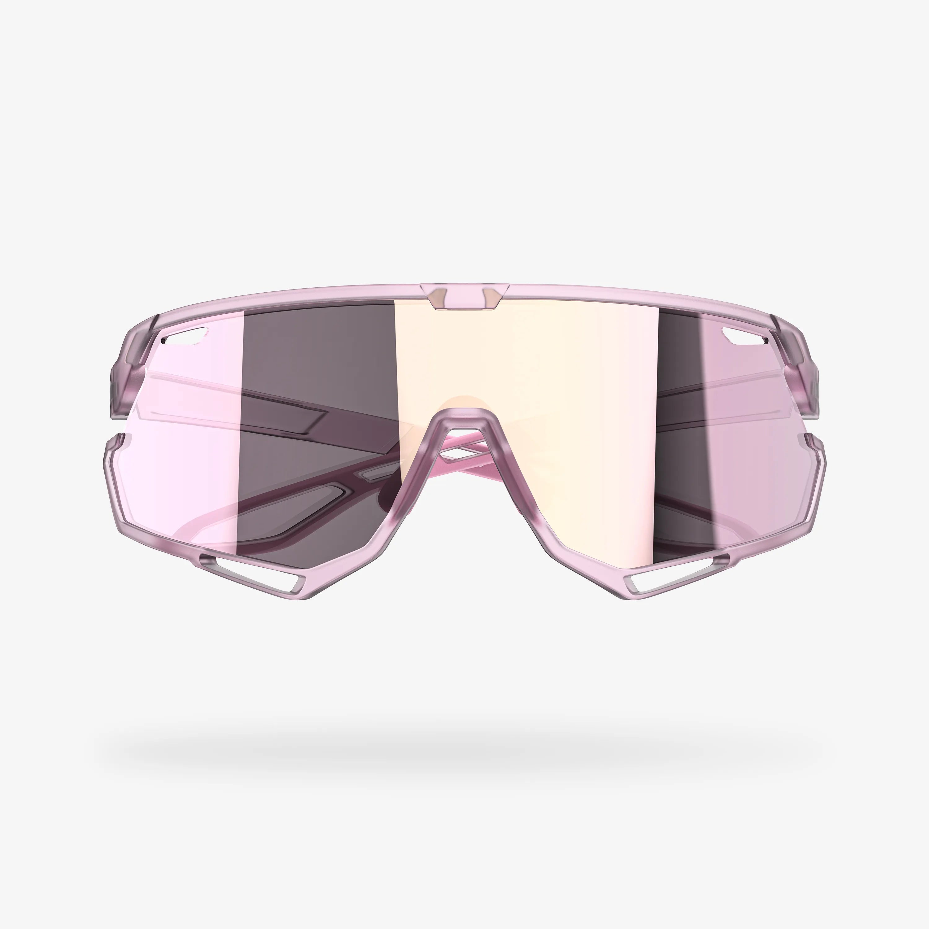 Trippy Pink Rectangle Sport Sunglasses ピンクの長方形のスポーツサングラス