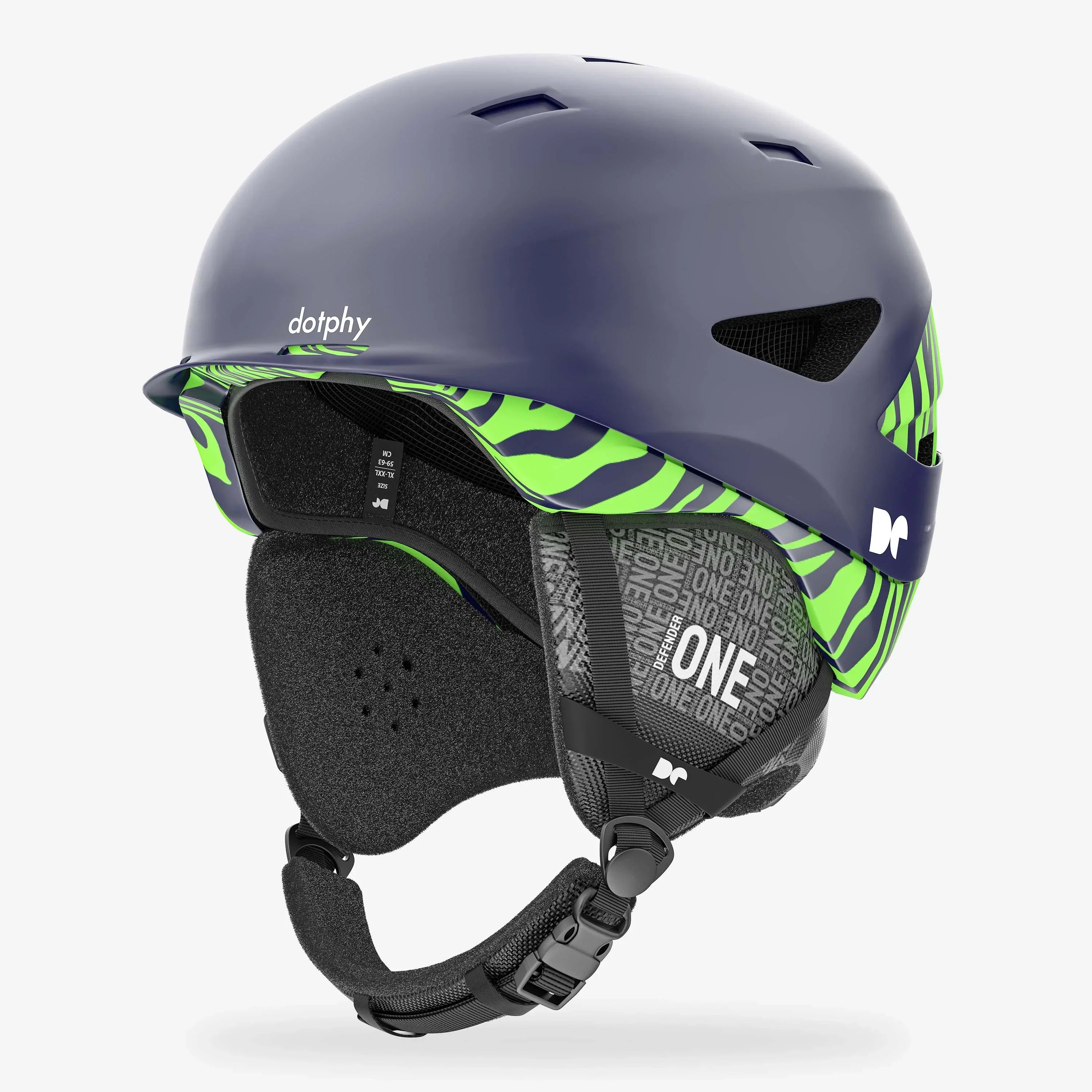 Defender One Deep Purple Ski Helmet