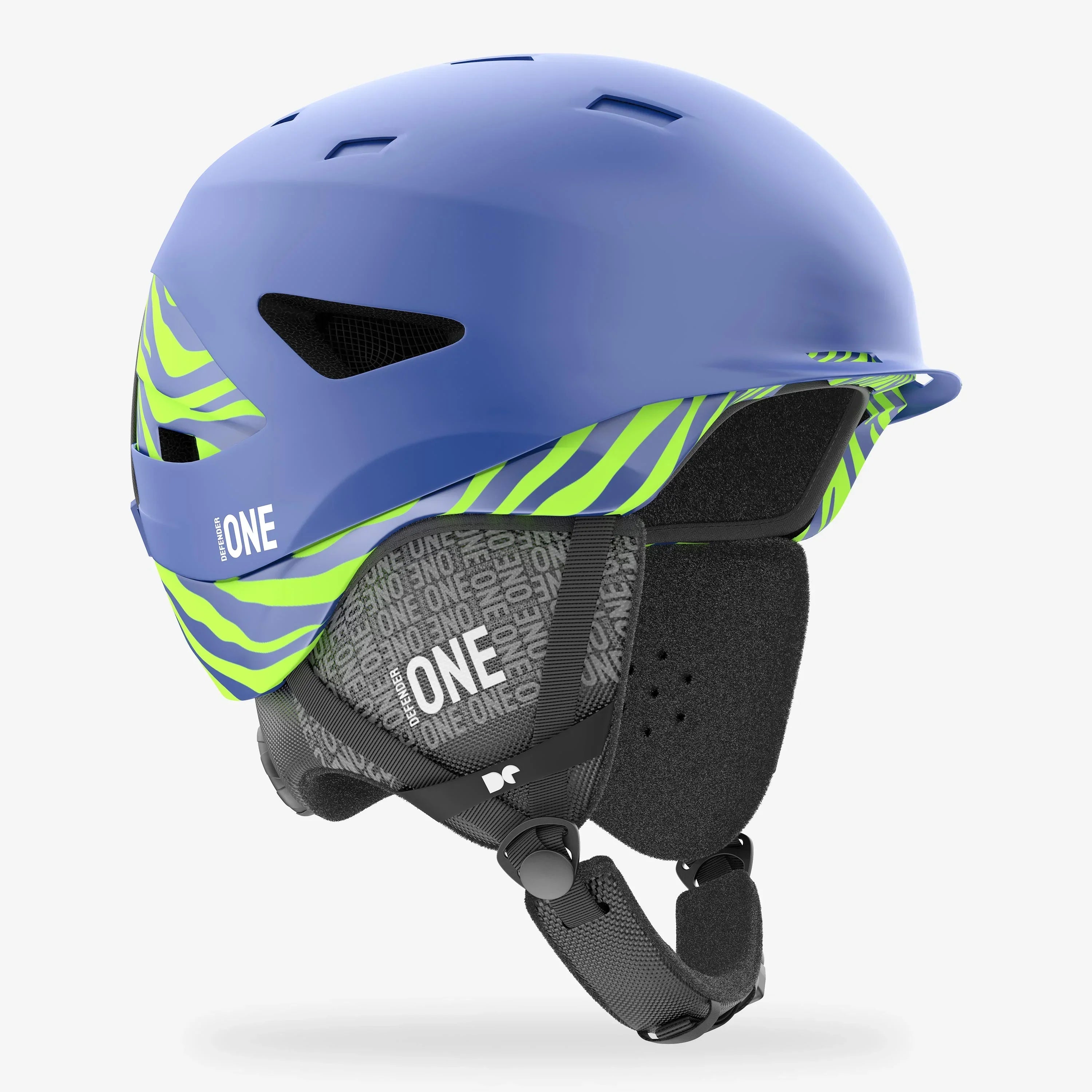 Defender One Royal Blue Ski Helmet