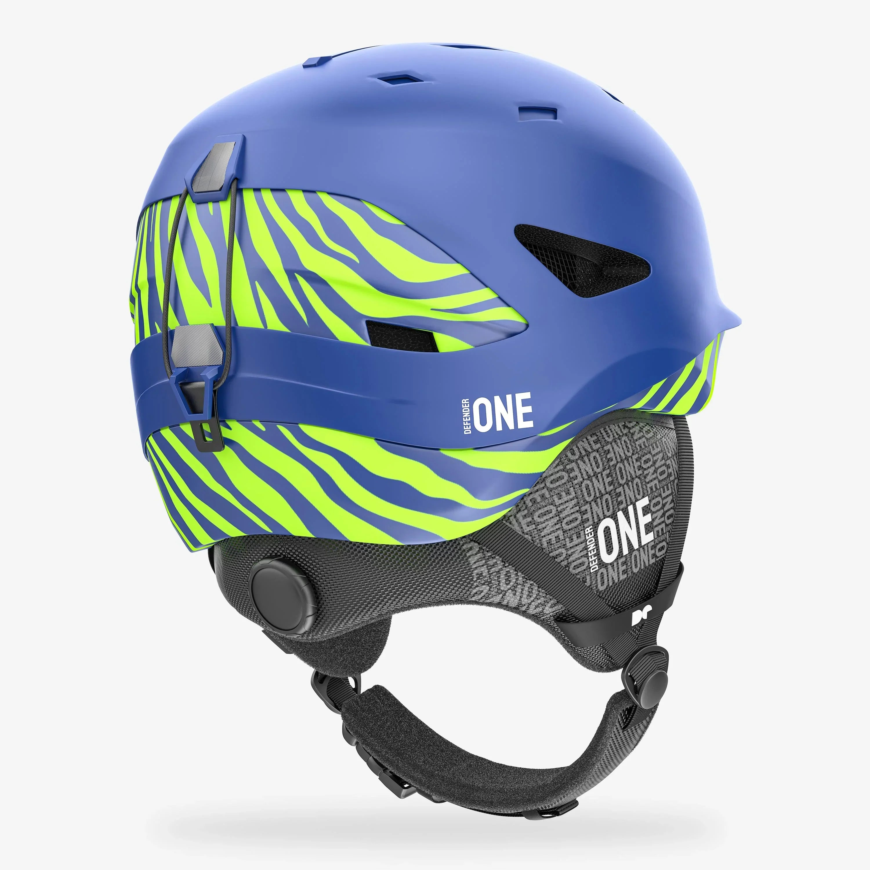 Defender One Royal Blue Ski Helmet