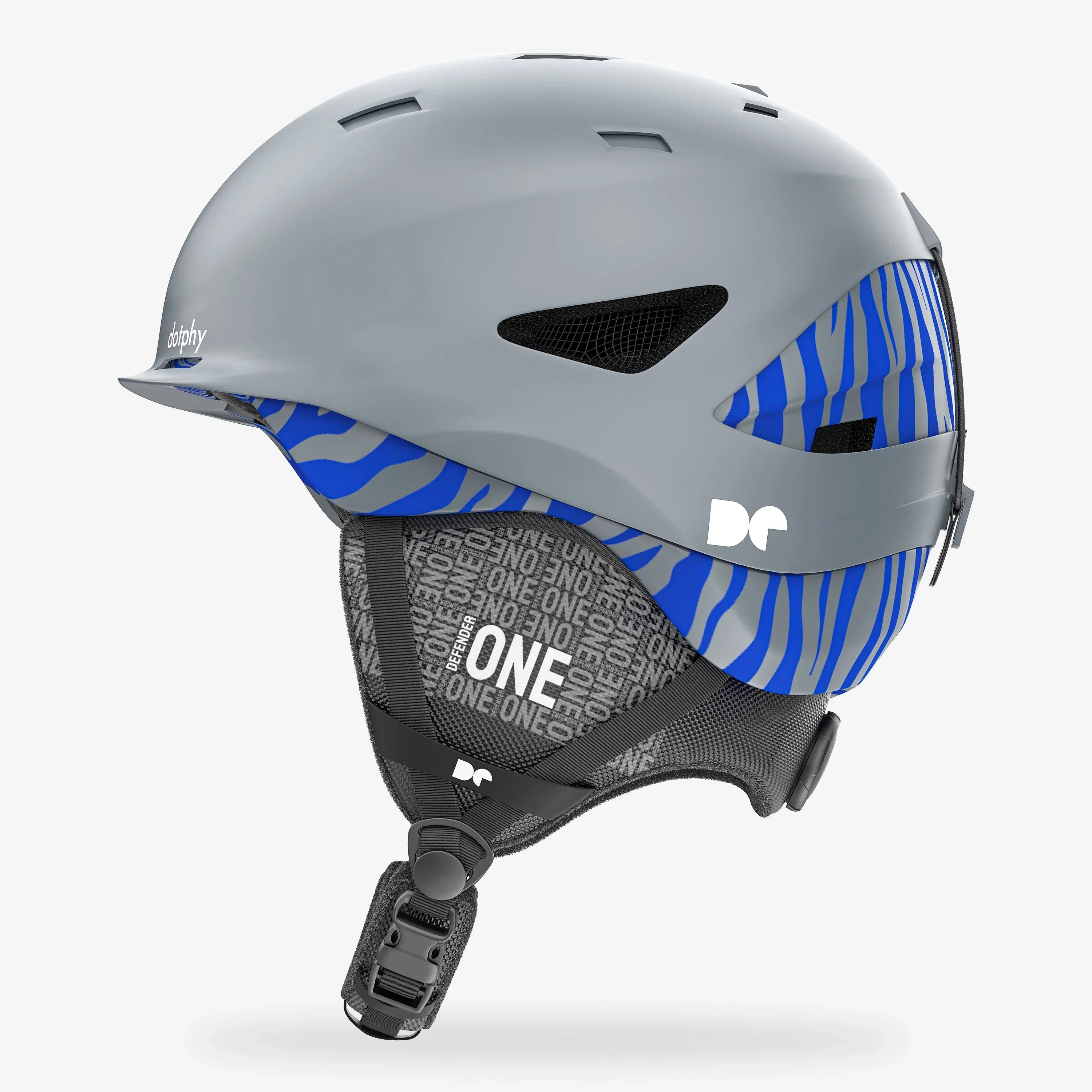 Defender One Space Gray Ski Helmet