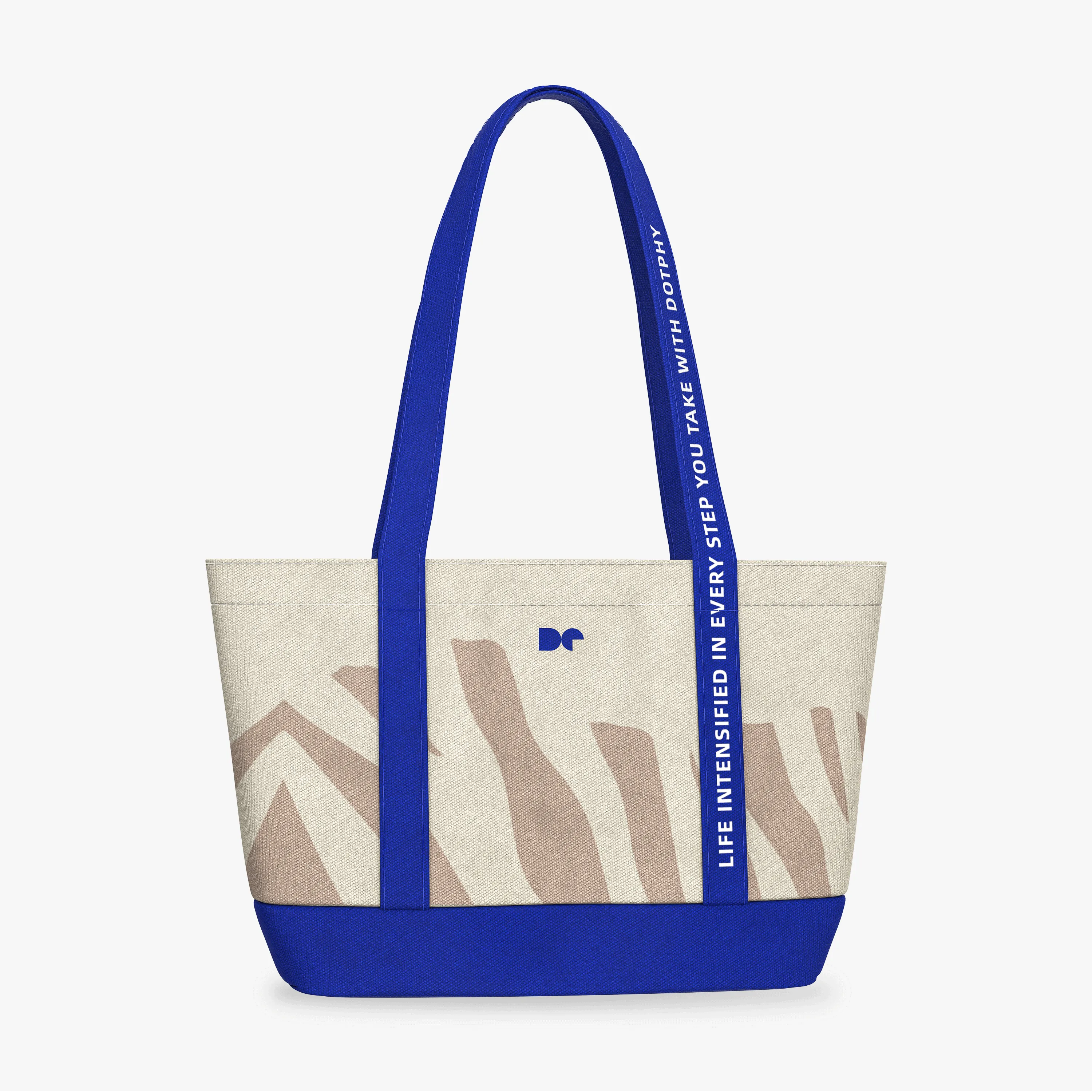 Borsa tote in tela Dotphy Mountains