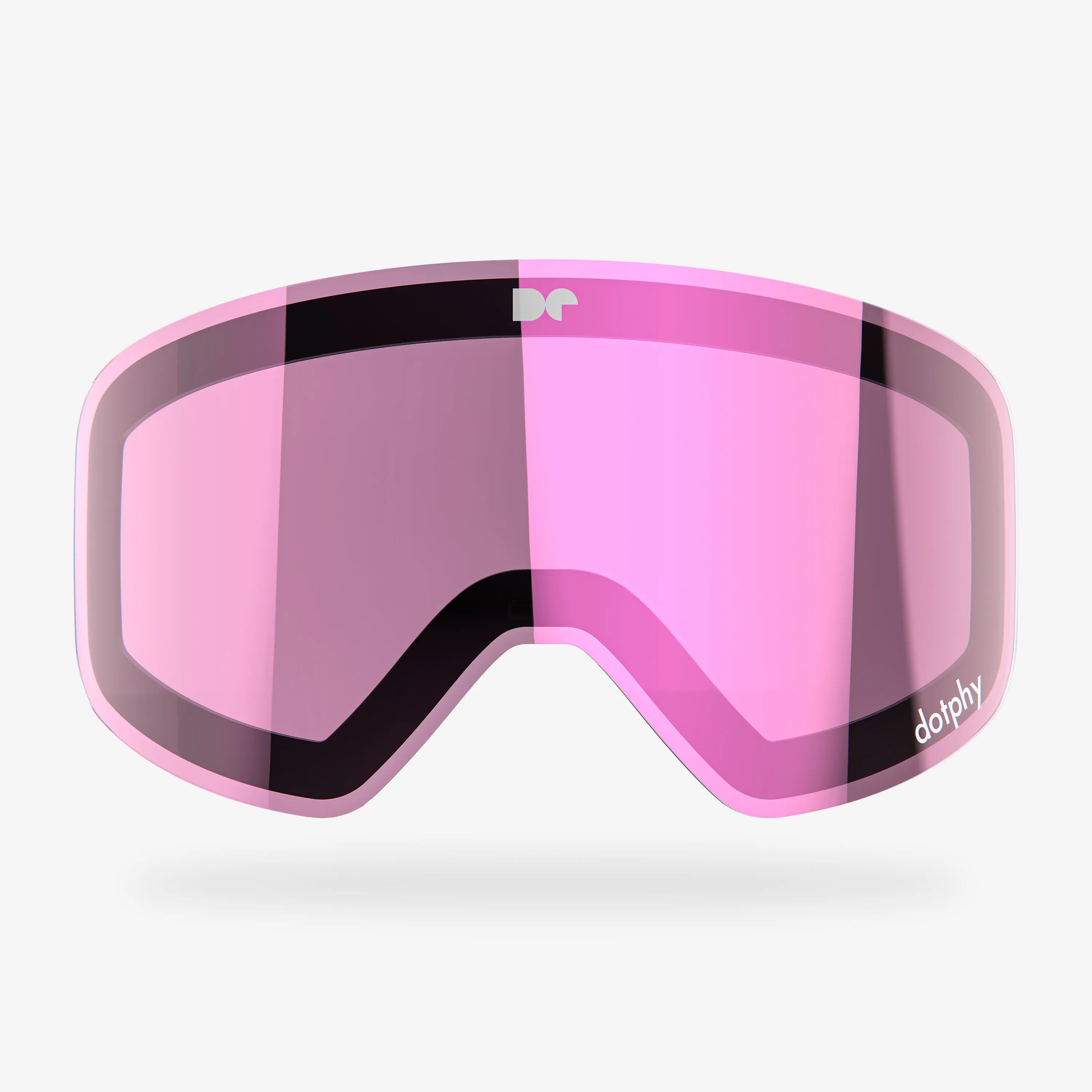 Lente di ricambio a specchio rosa rosa per occhiali da sci Defender 1000/1000 Pro