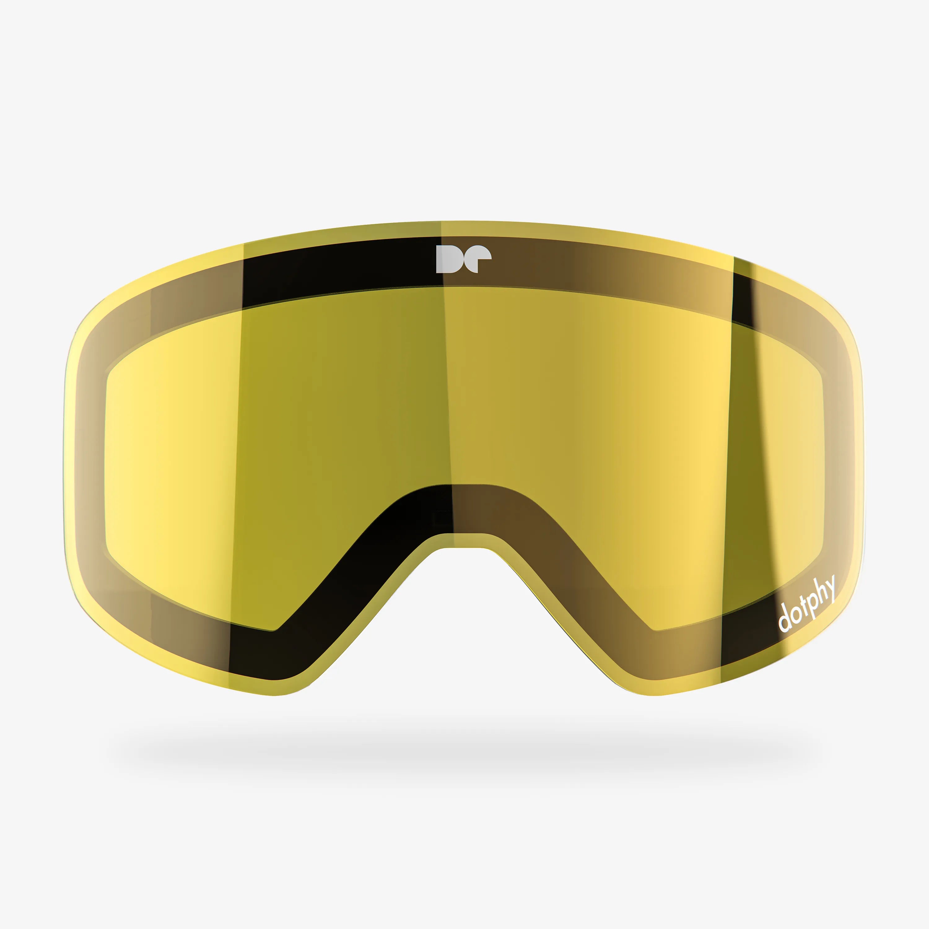 Lentille de rechange jaune pour lunettes de ski Defender 1000 / 1000 Pro