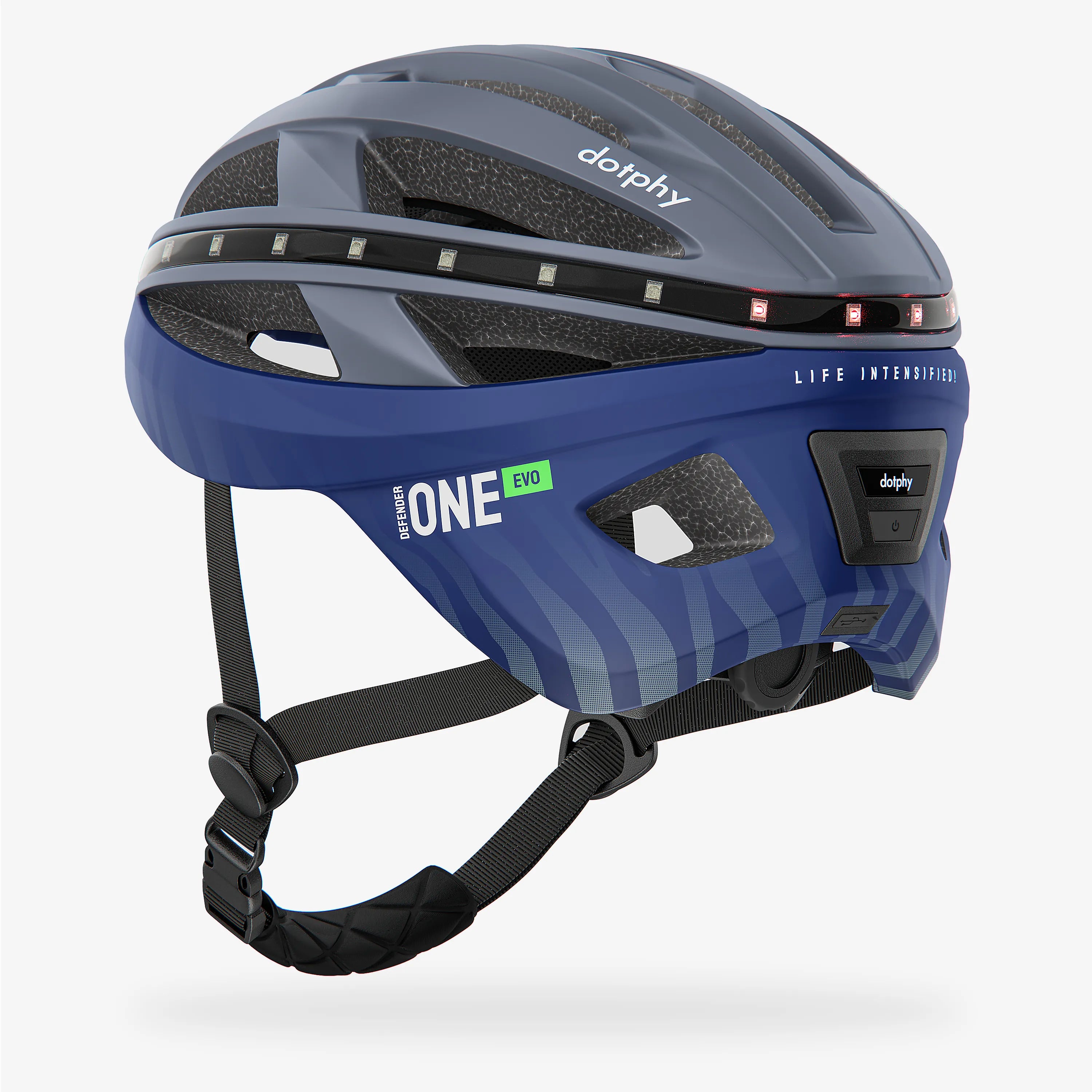Defender One Evo Air Force Blue Bike Helmet