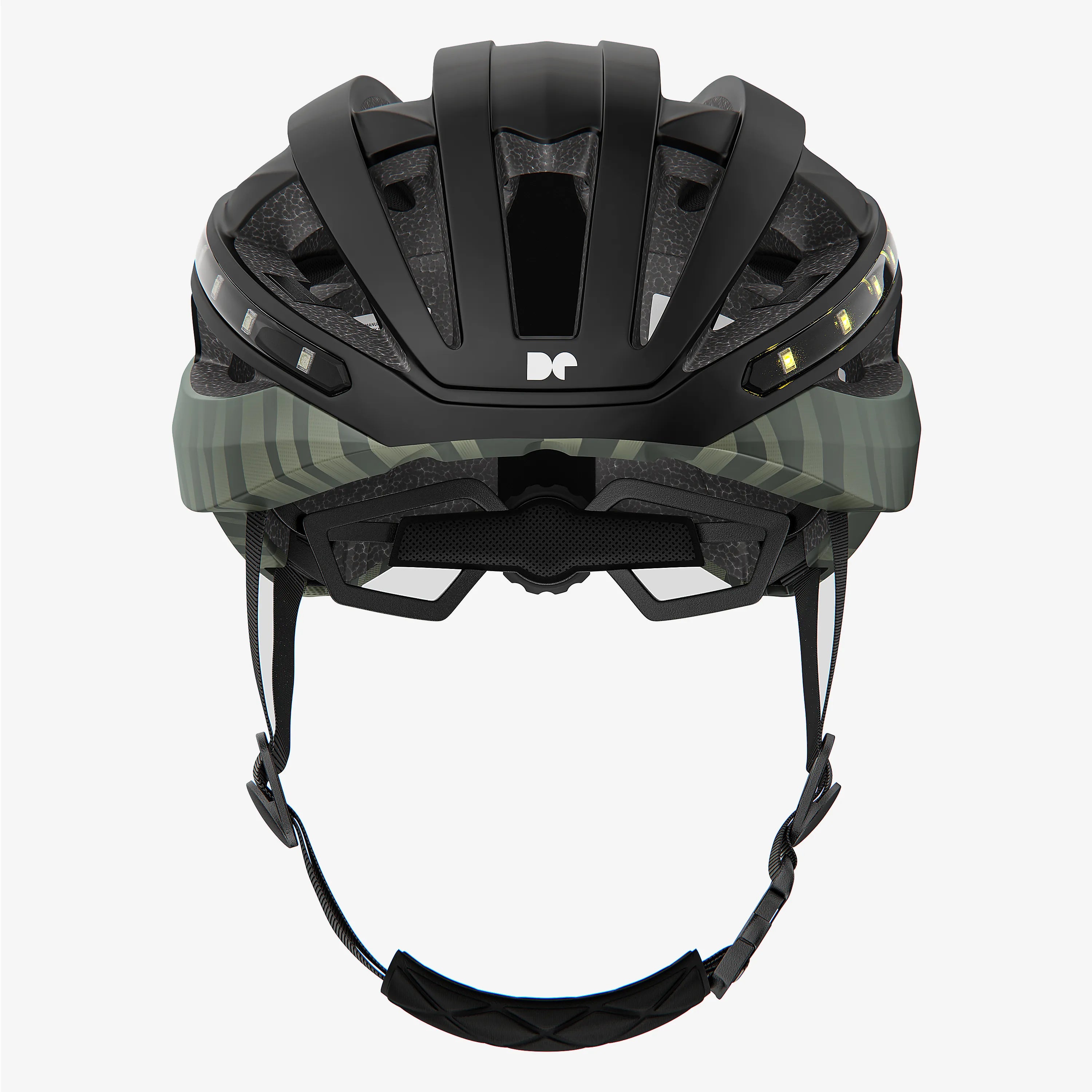 Defender One Evo Jet Black Bike Helmet 제트 블랙 자전거 헬멧