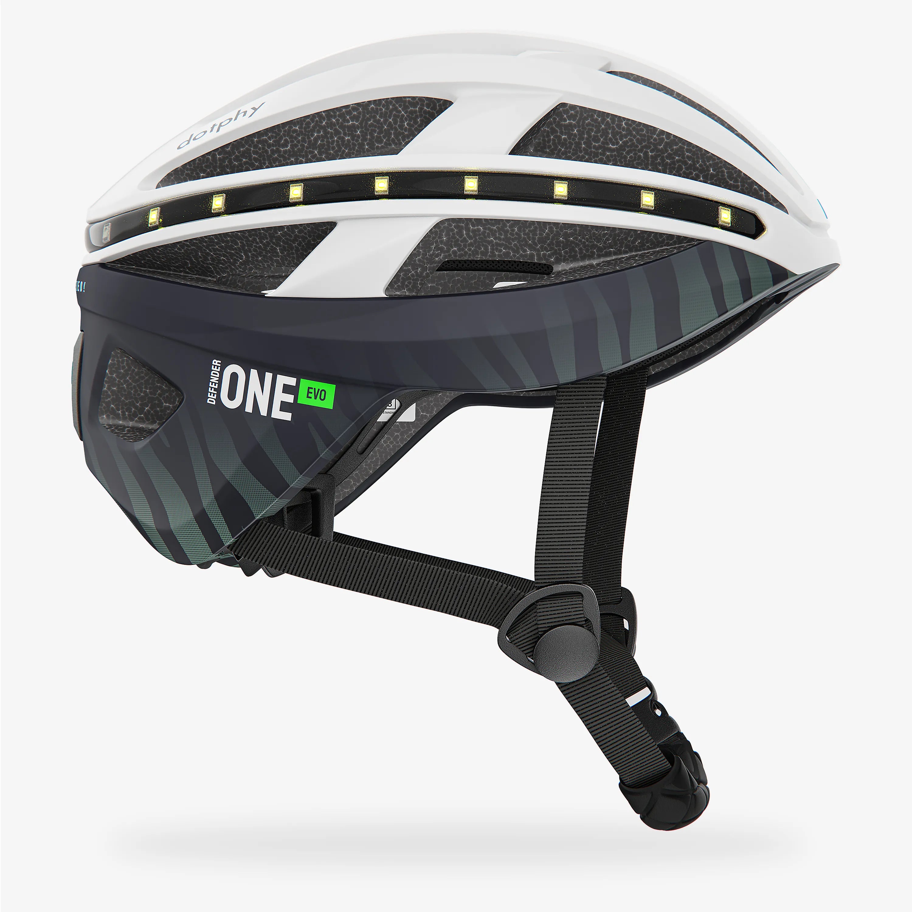 Defender One Evo Winter White Bike Helmet