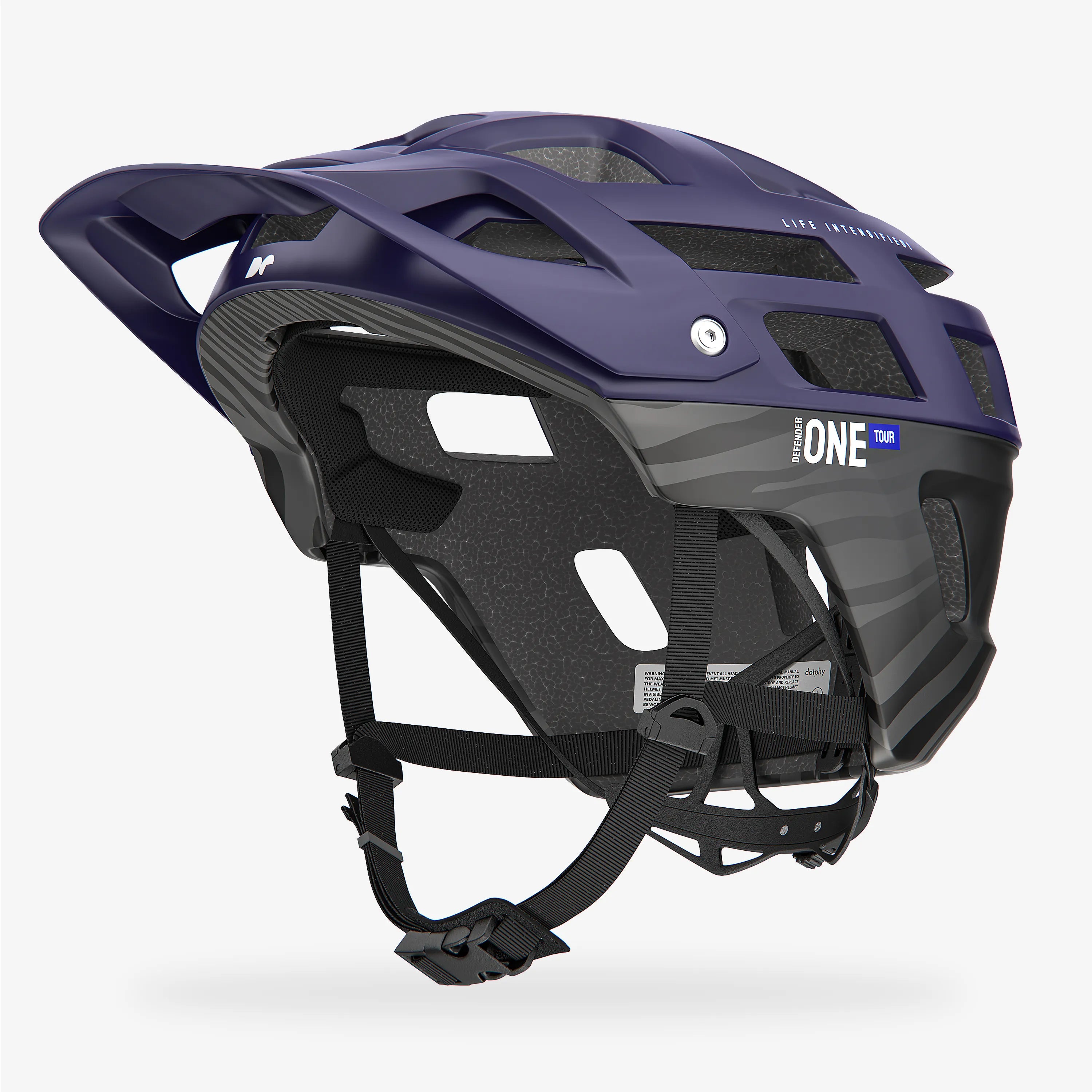 Defender One Tour Deep Purple Mountain Bike Helmet