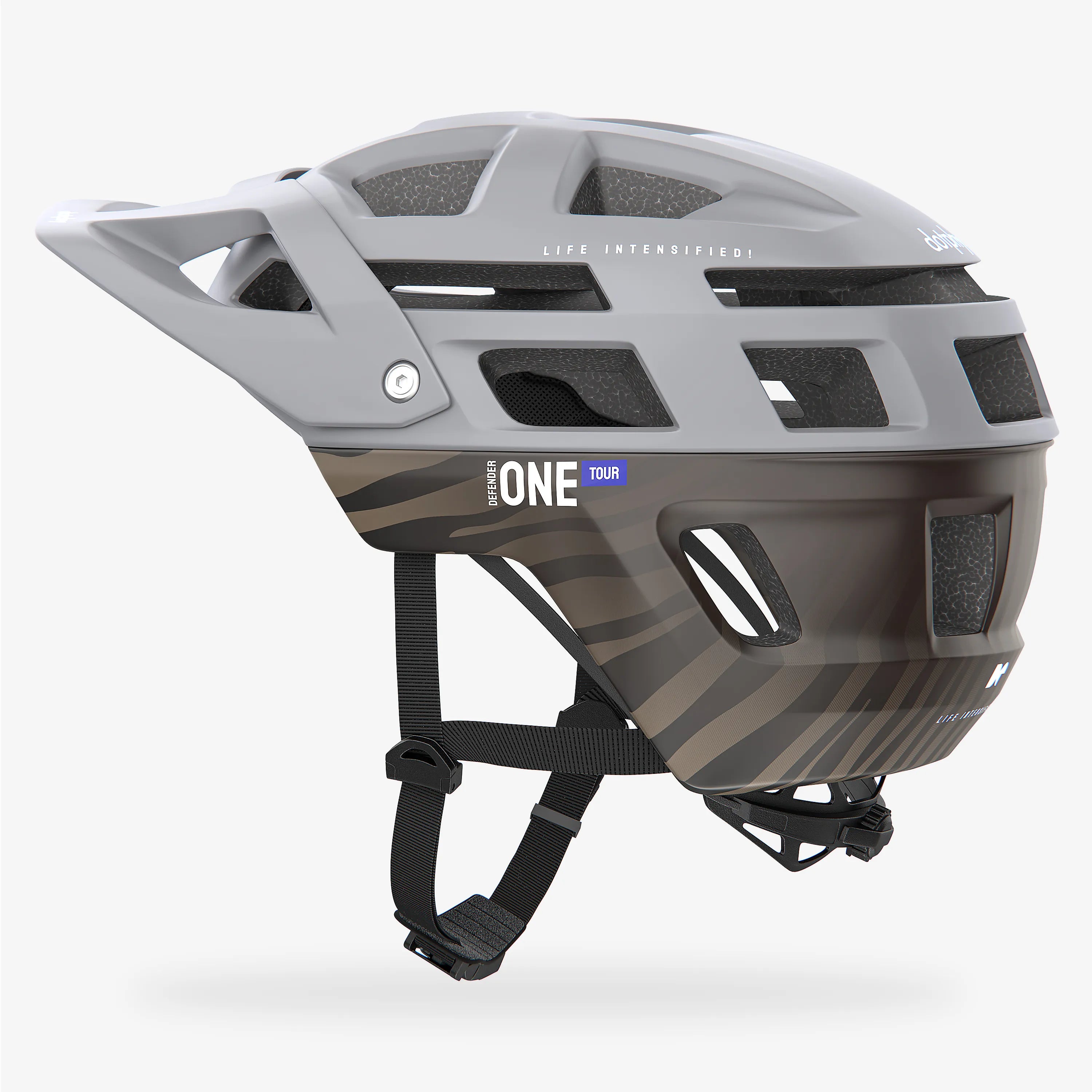 Defender One Tour Nardo Gray Mountain Bike Helmet 회색 산악 자전거 헬멧