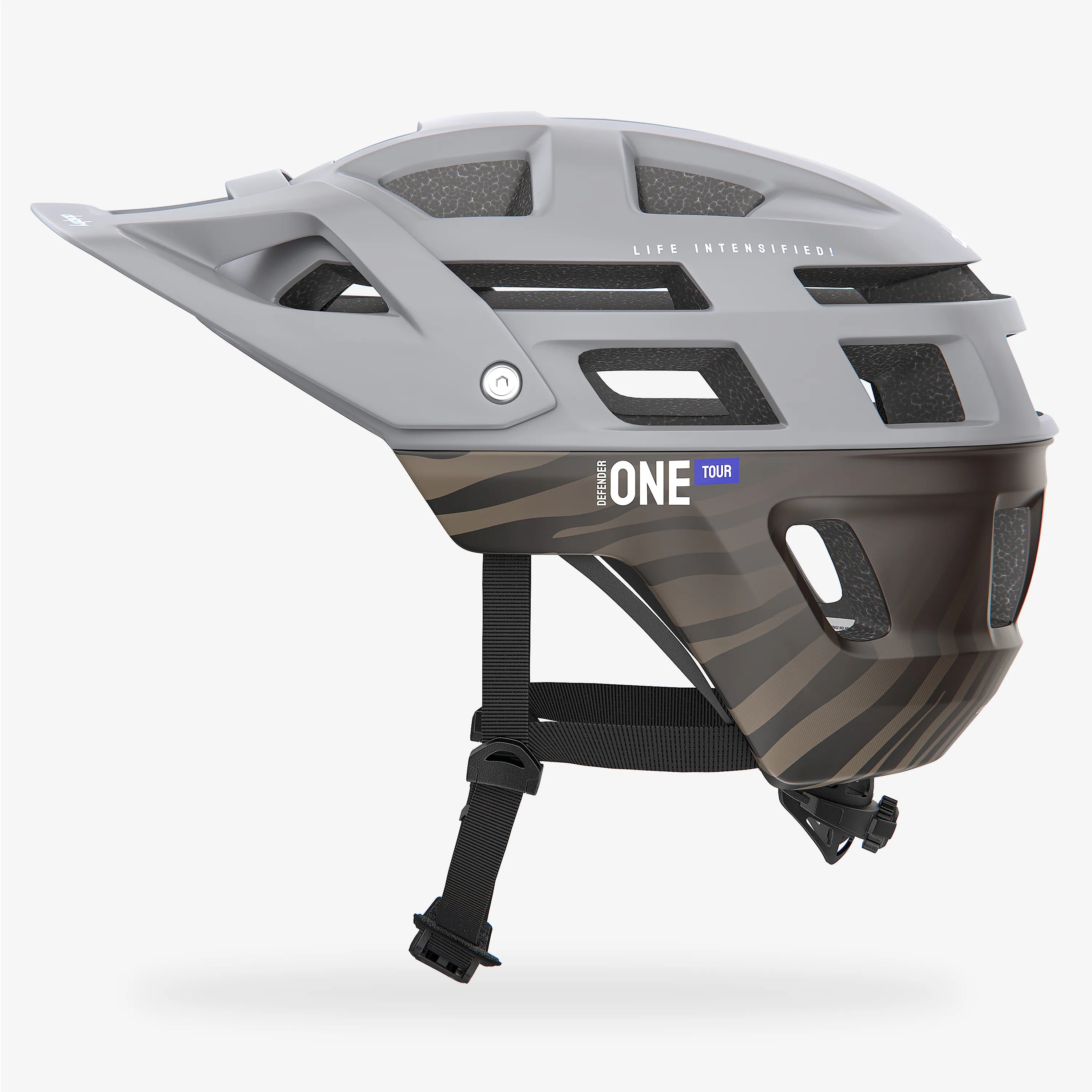Gray bike helmet hotsell