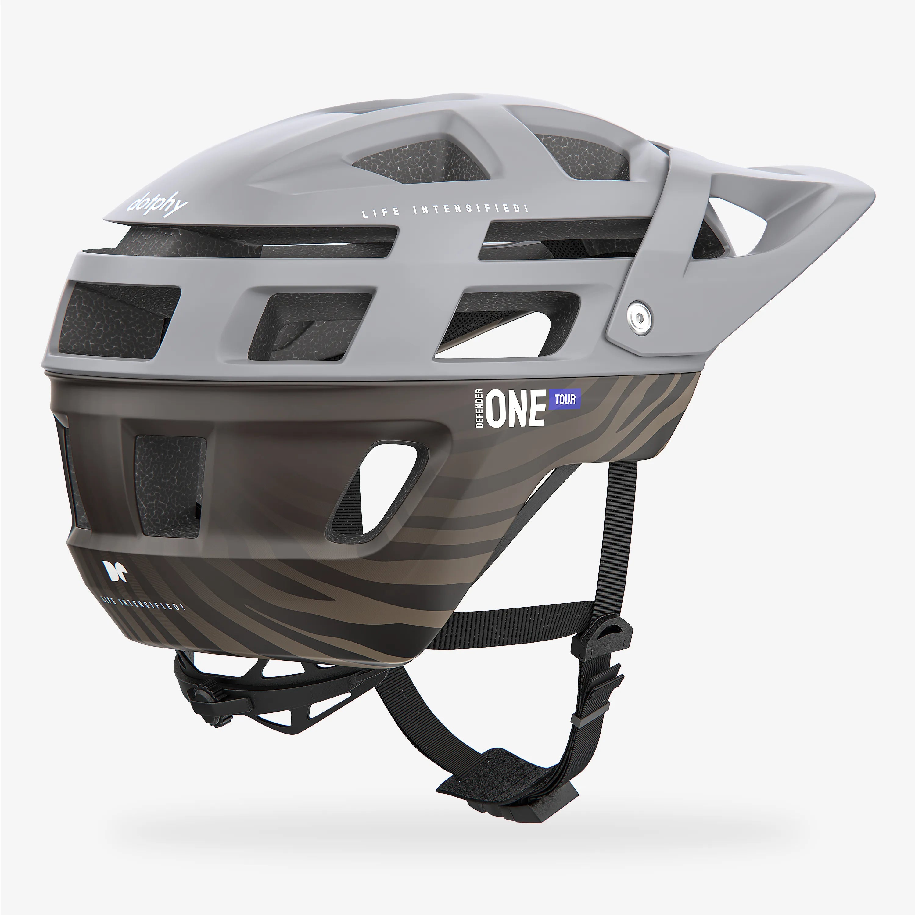 Defender One Tour Nardo Gray Mountain Bike Helmet 회색 산악 자전거 헬멧