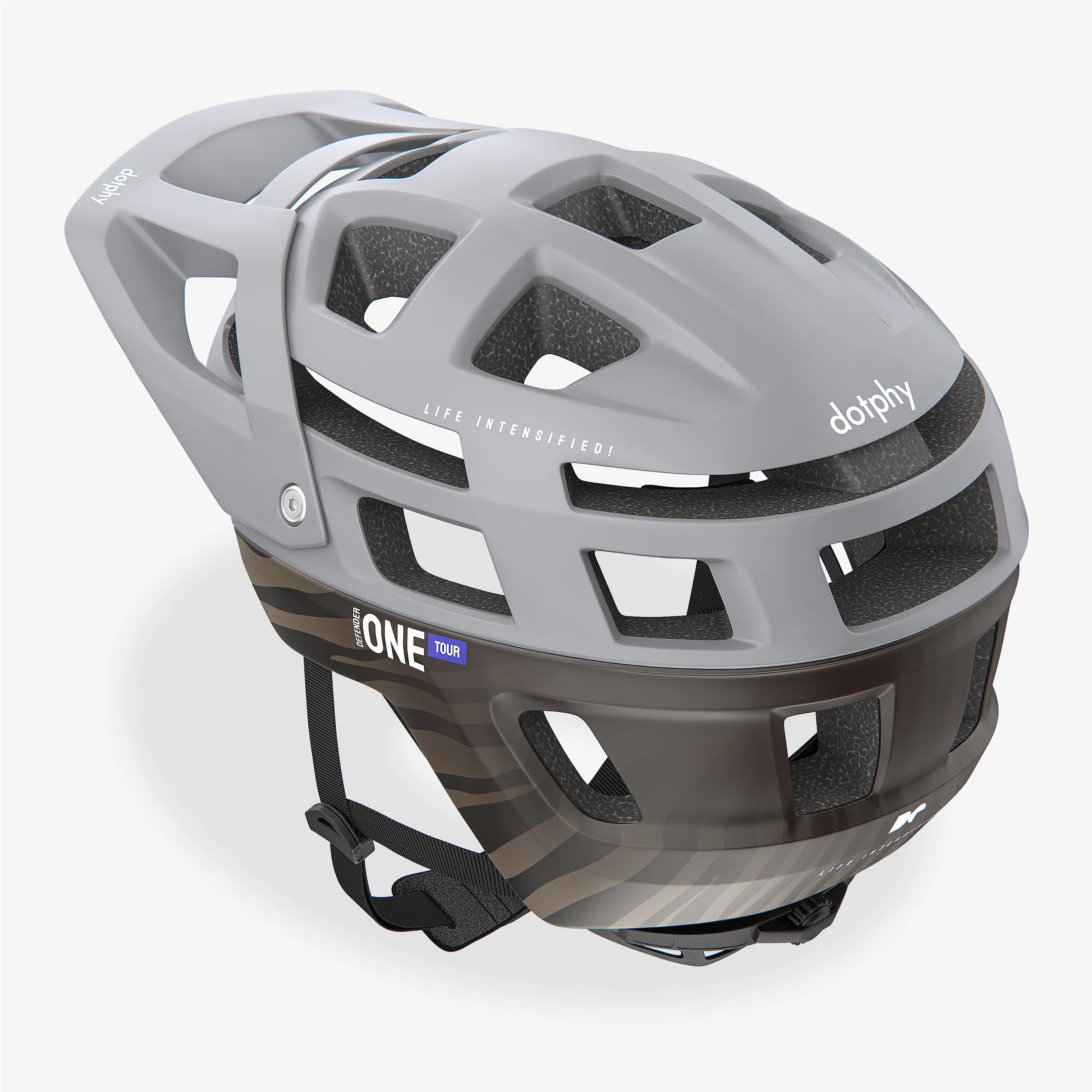 Defender One Tour Nardo Grey Mountainbike-Helm