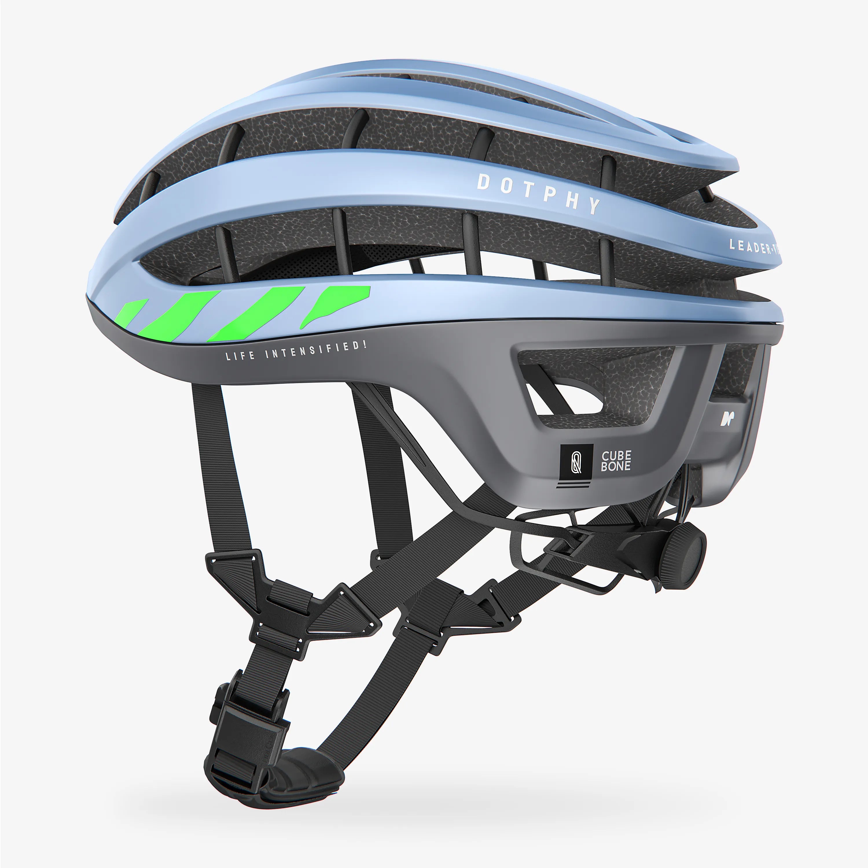 Leader Vista Electric Blue Bike Helmet