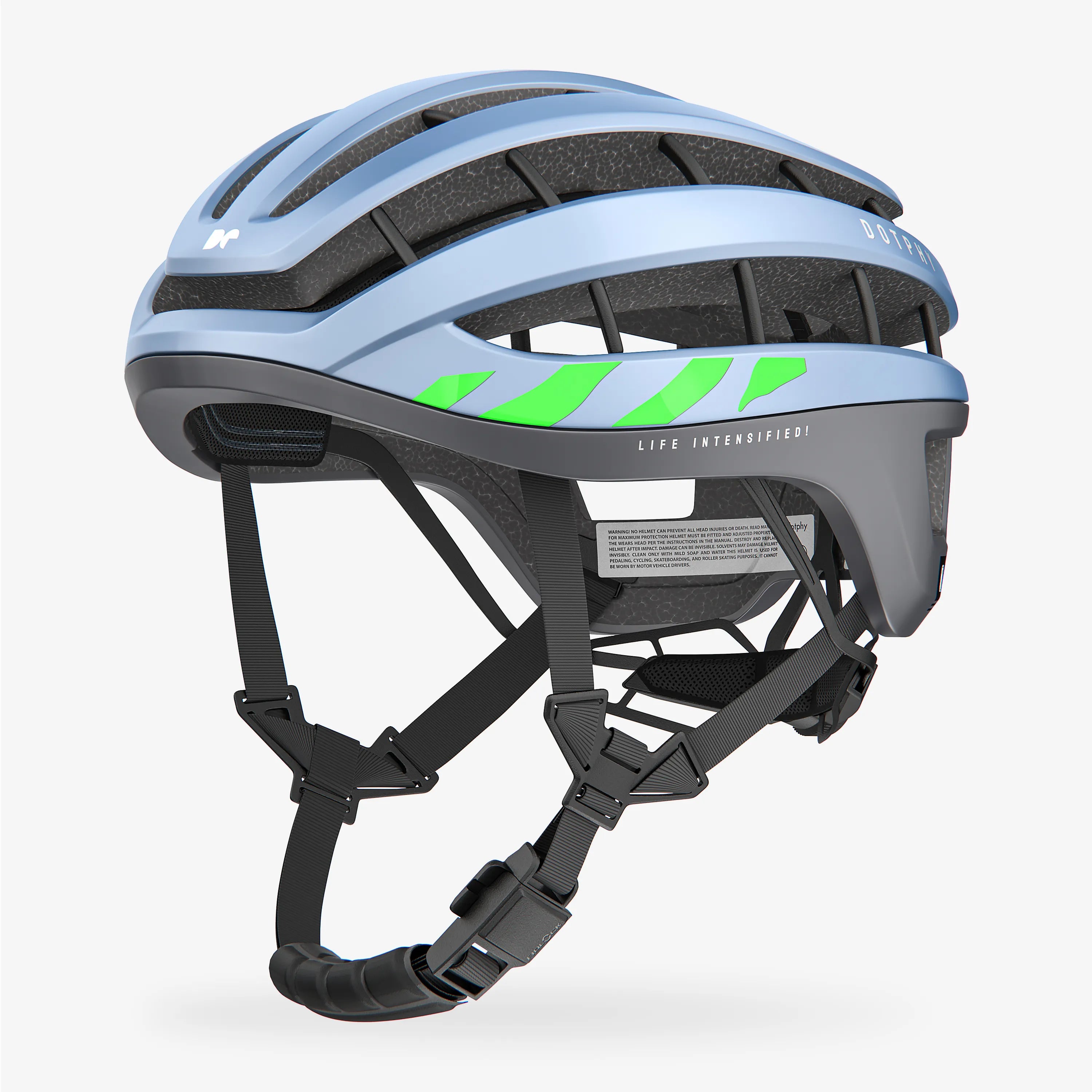 Leader Vista Electric Blue Bike Helmet