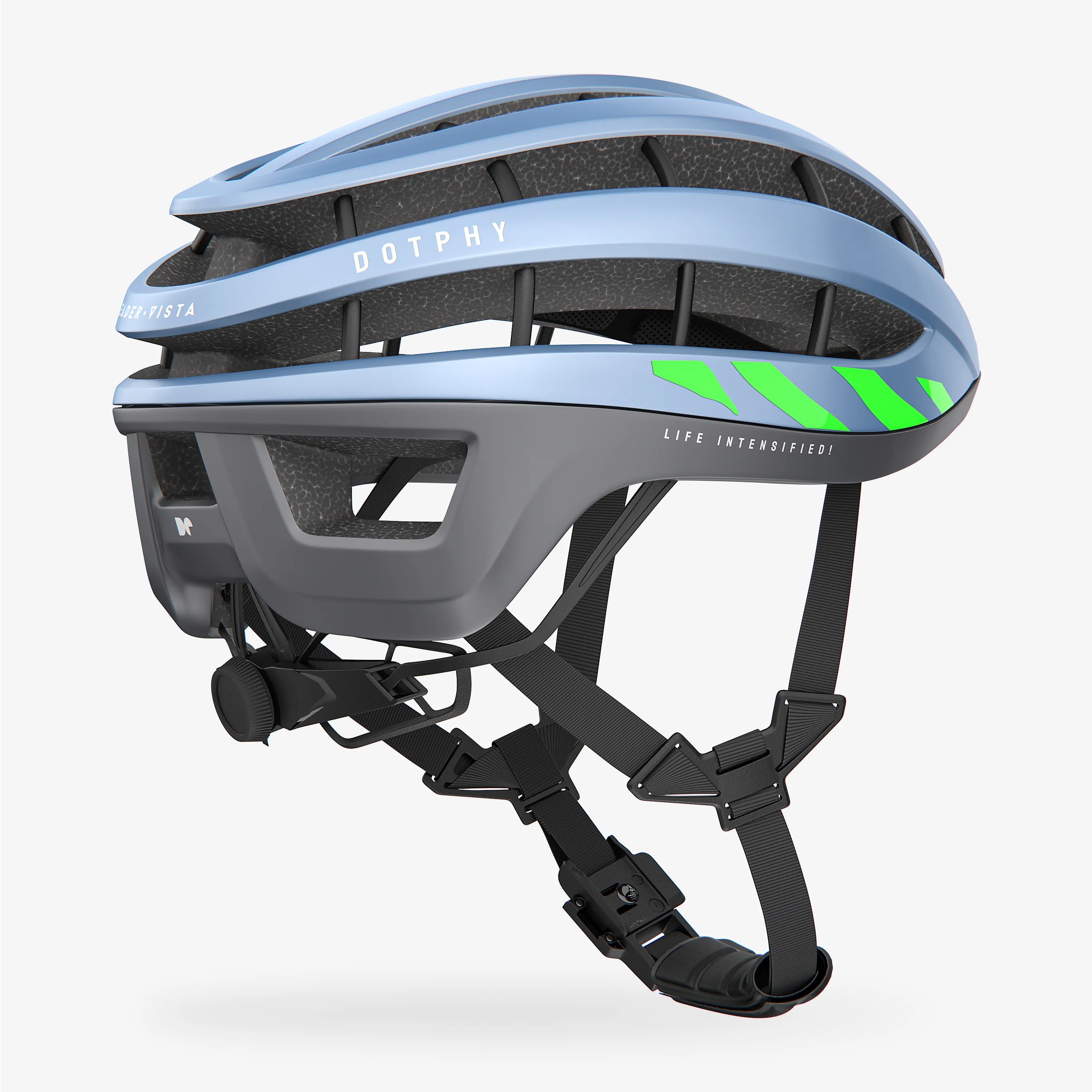 Casco de bicicleta Leader Vista Electric Blue