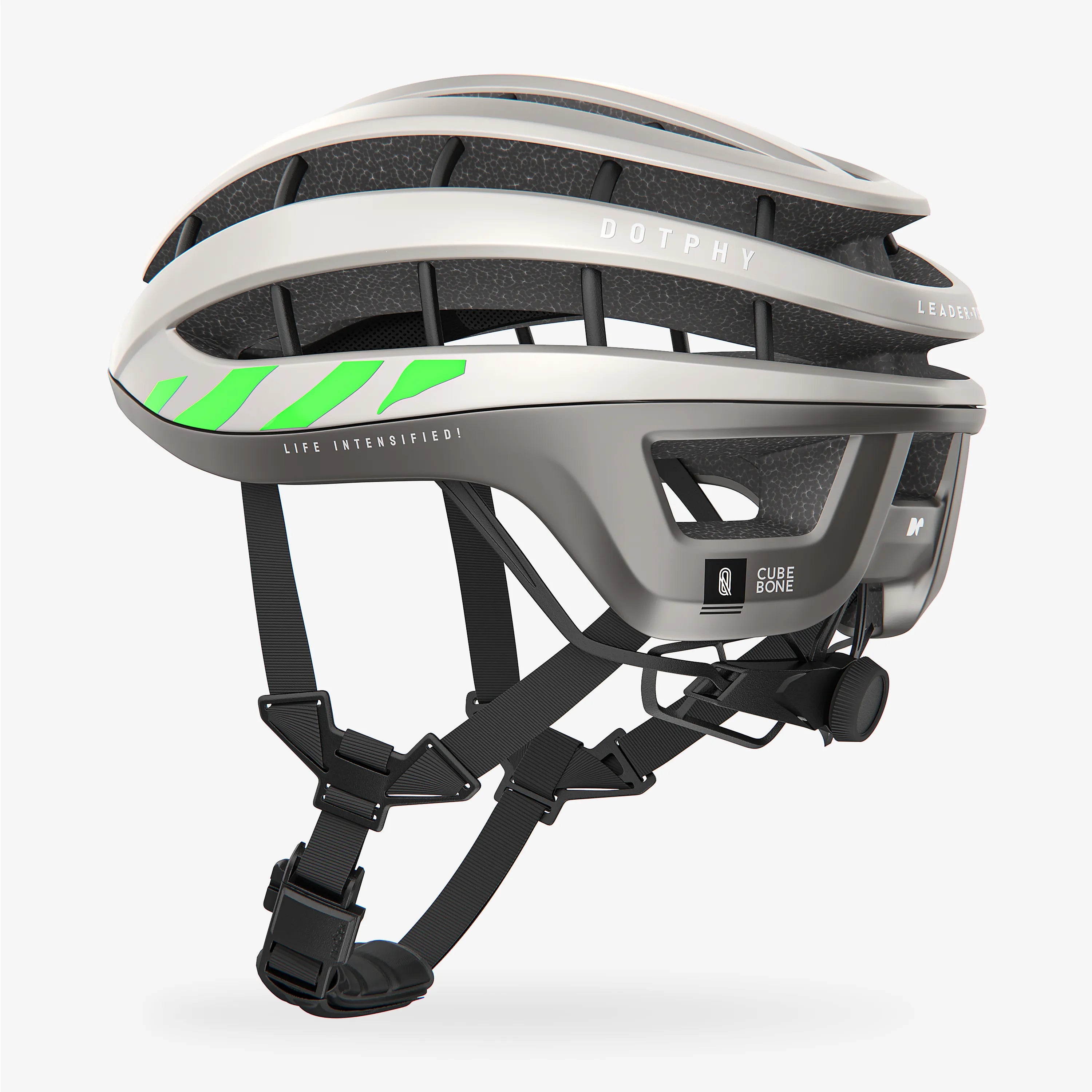 Leader Vista Natural Titanium Bike Helmet