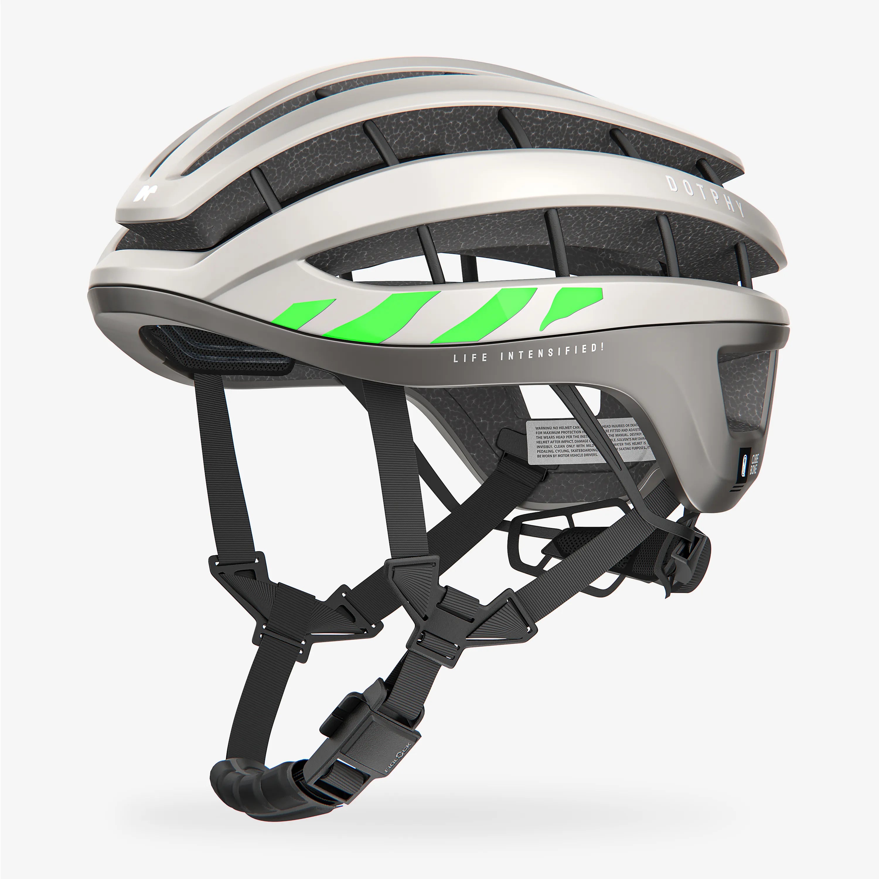 Leader Vista Natural Titanium Bike Helmet