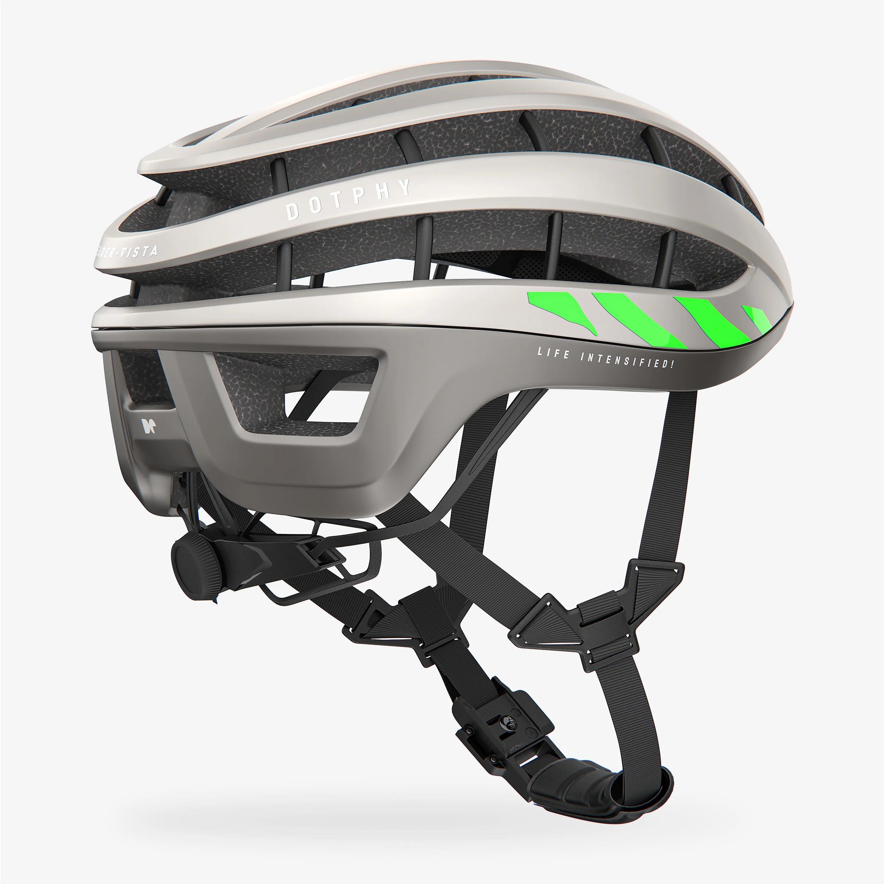 Leader Vista Natural Titanium Bike Helmet