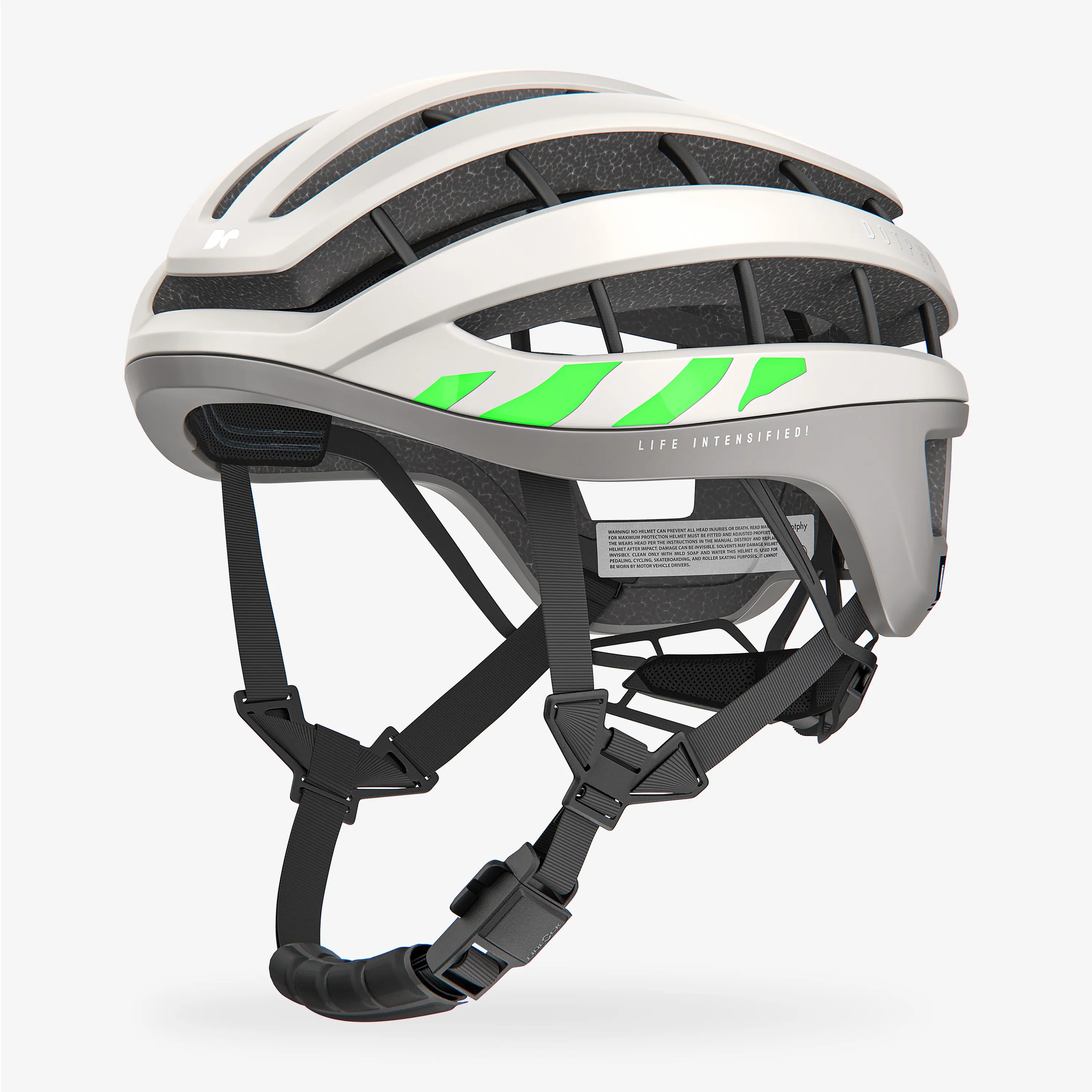 Leader Vista White Beige Bike Helmet