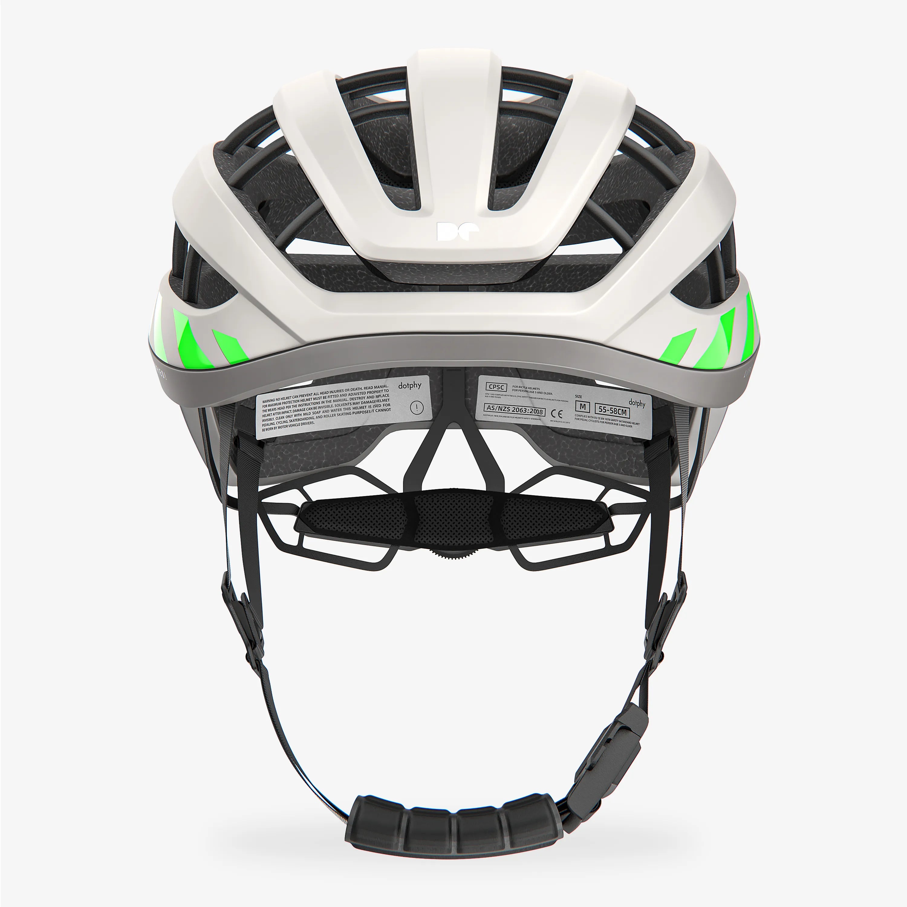 Leader Vista White Beige Bike Helmet