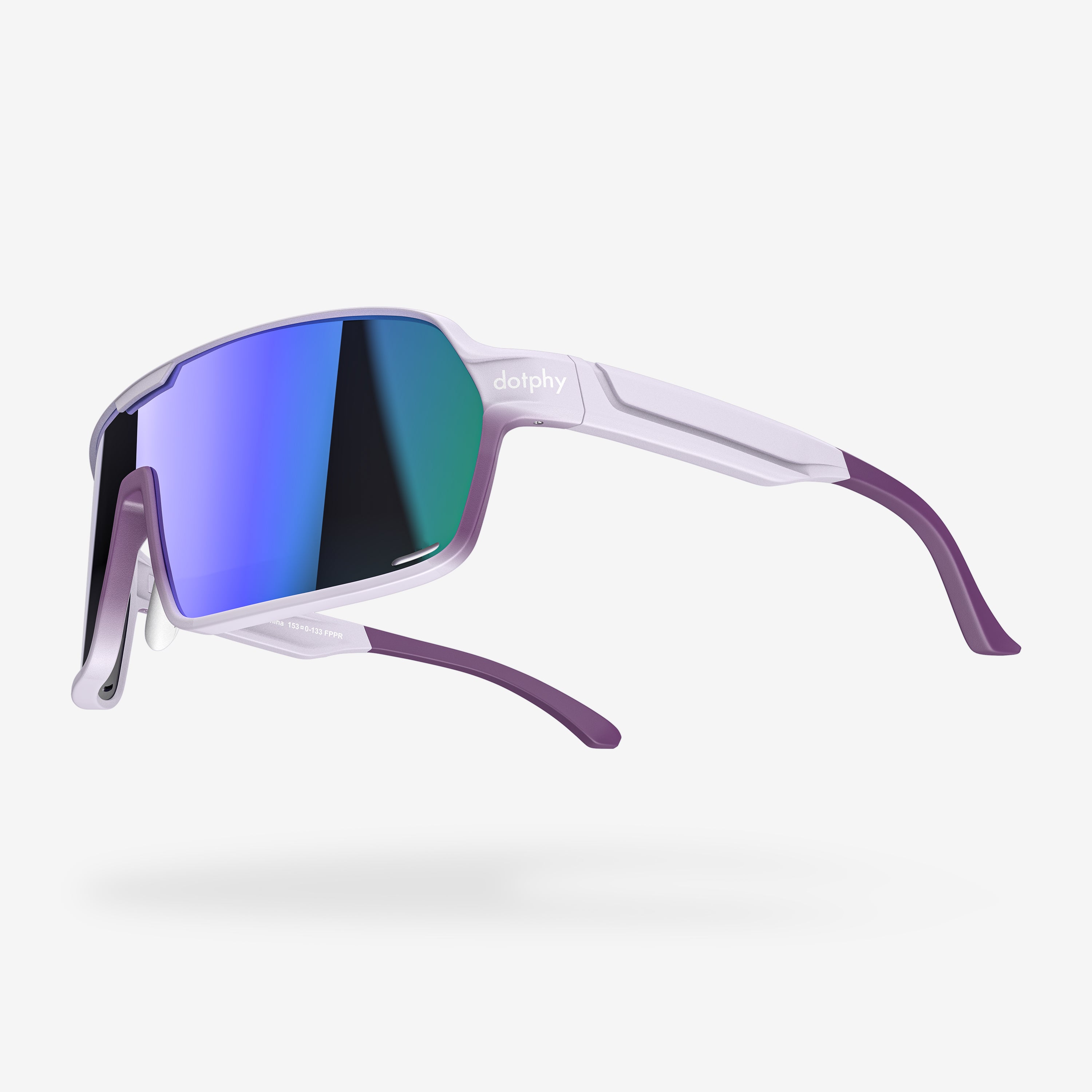 Reform Purple Rose Rectangle Sport Sunglasses