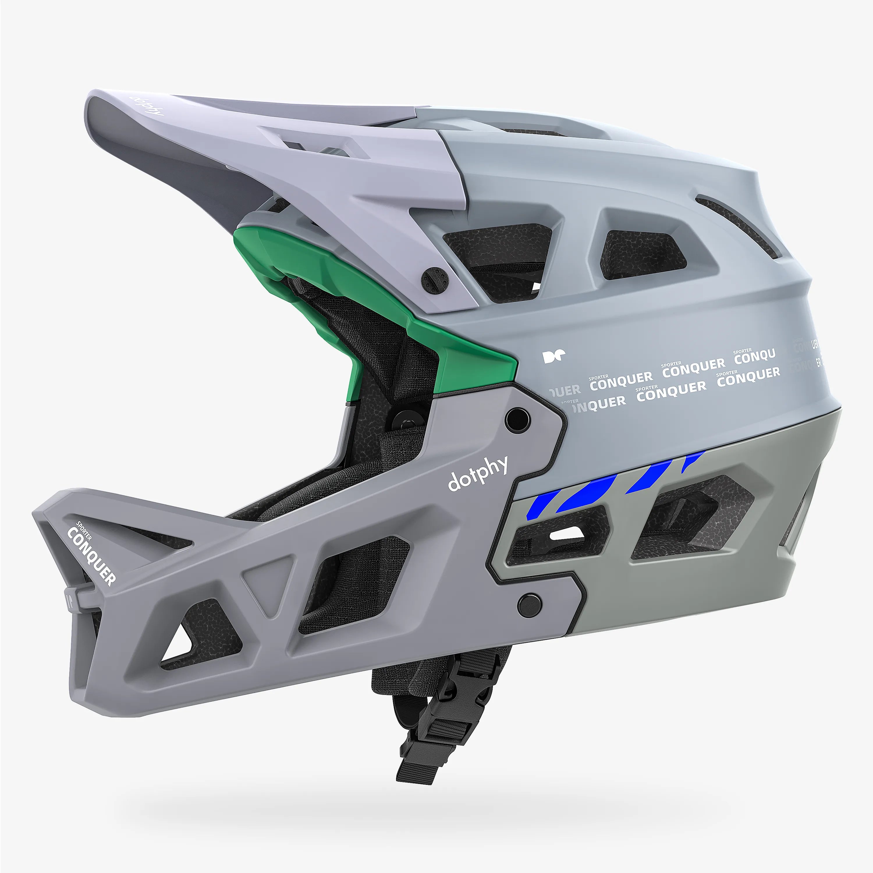 Sporter Conquer Glacier Blue Mountain Bike Helmet